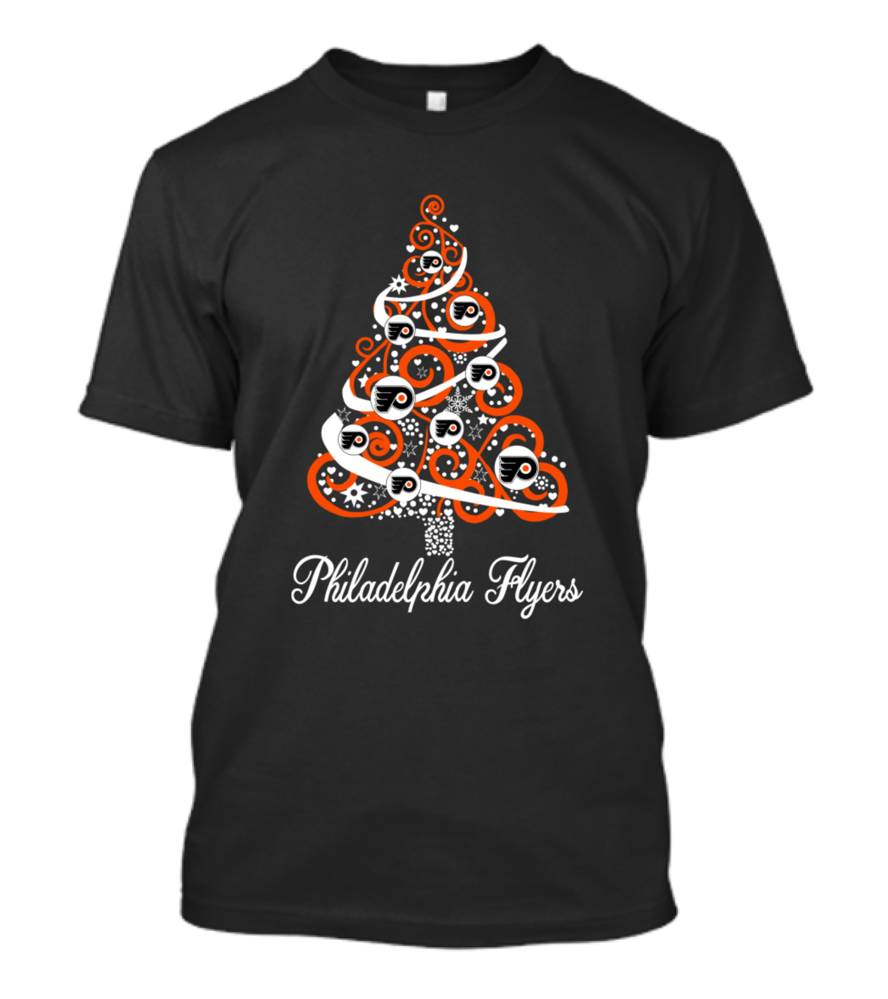 Philadelphia Flyers Christmas Tree T-Shirt