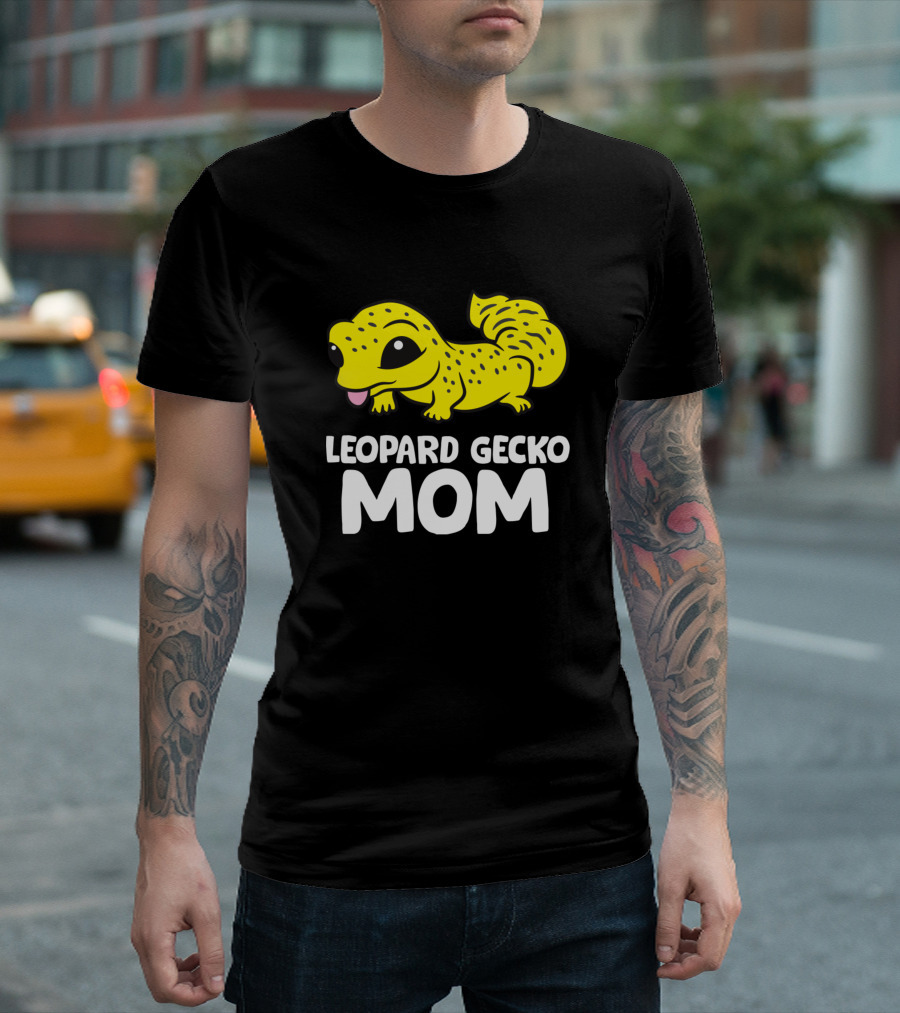 Leopard Gecko Mom Reptile Cute Gecko Animal T-Shirt