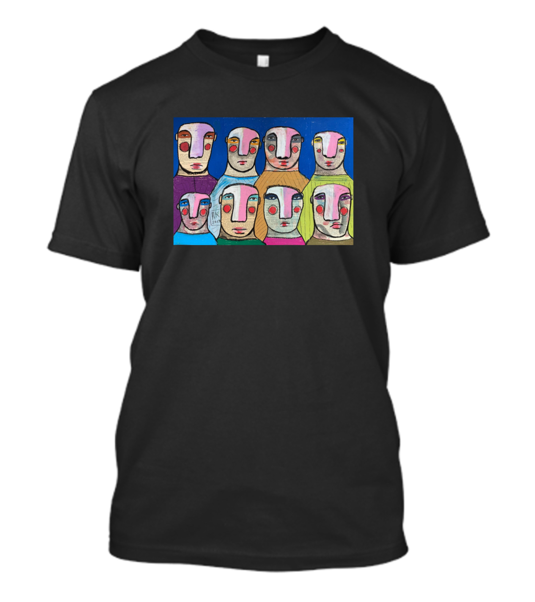 Greek Philosophers Colorful Portraits Faces T-Shirt