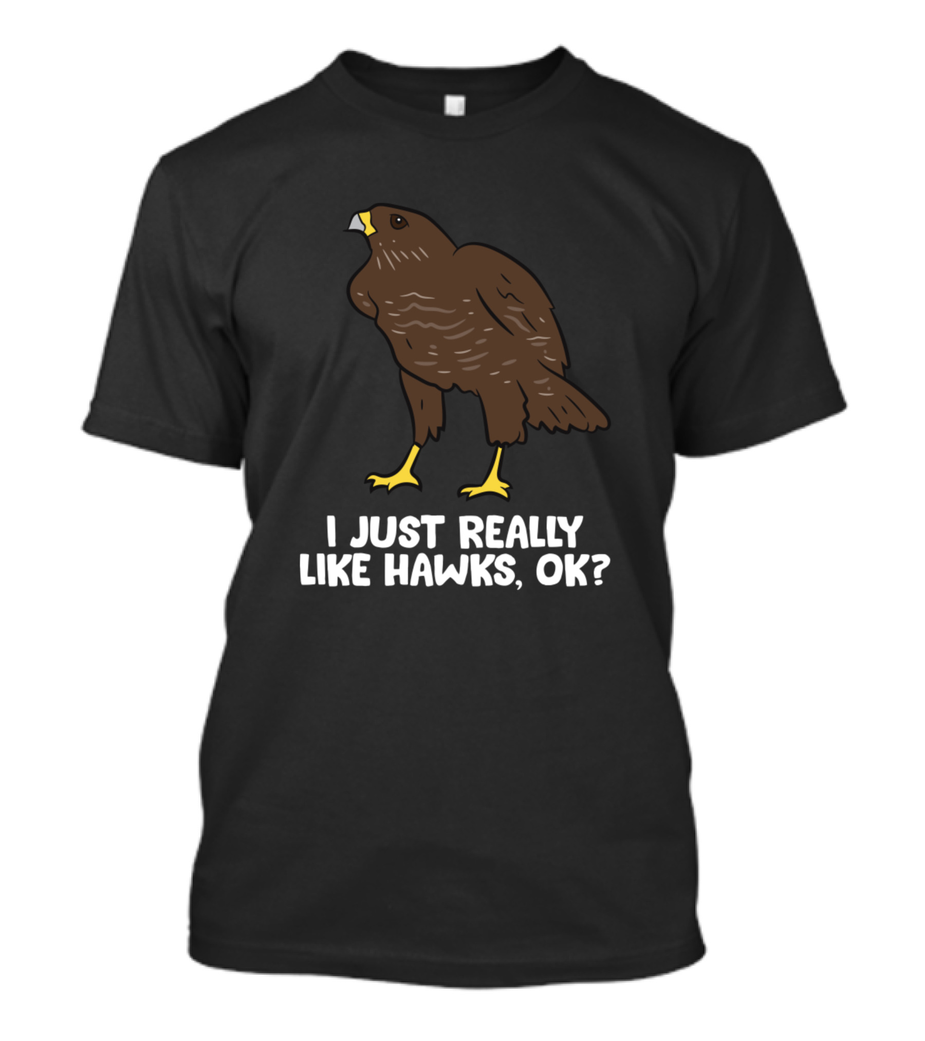I Just Really Like Hawks, Ok? T-Shirt