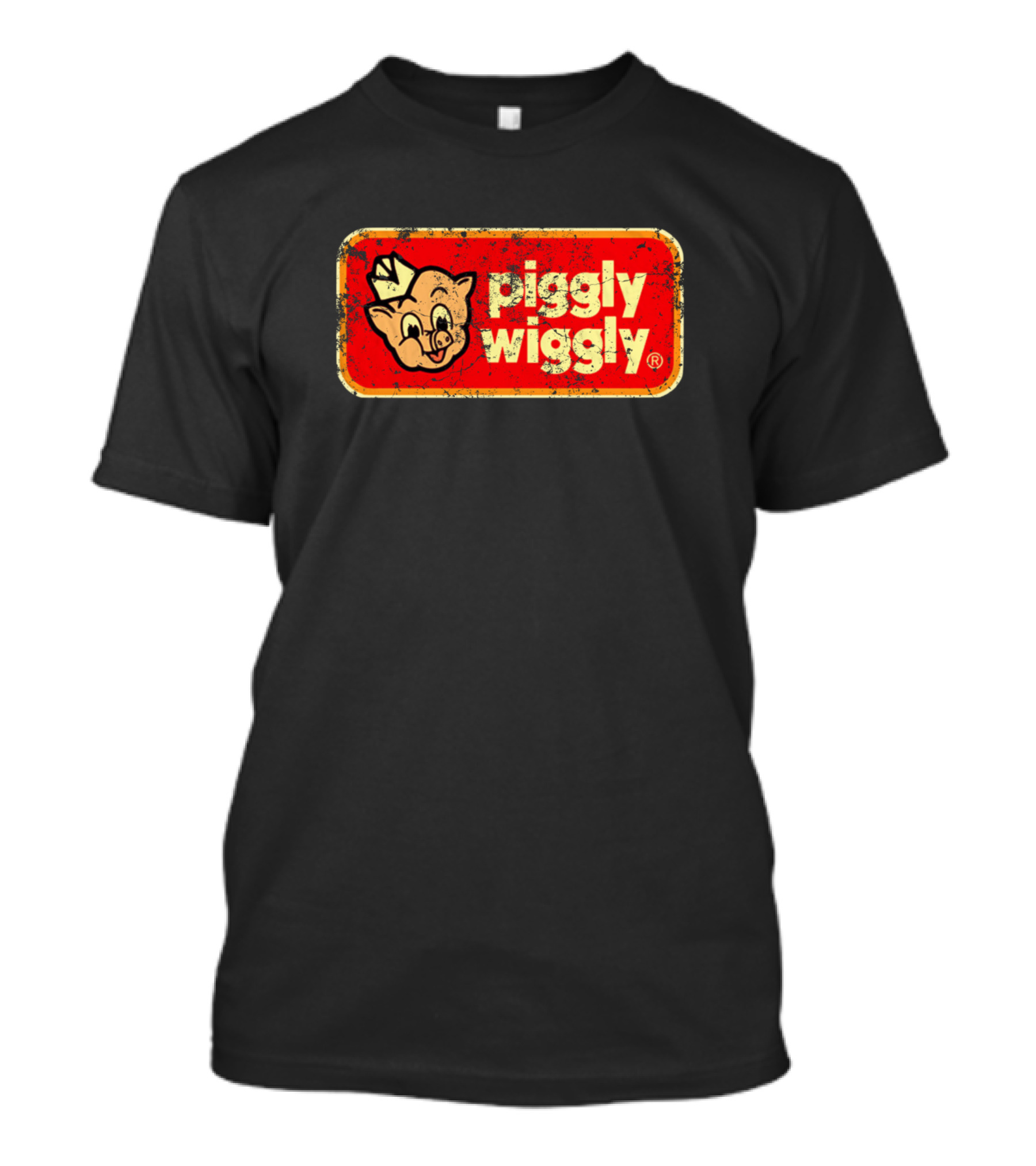 Piggly Wiggly Vintage Classic Retro Style Red T-Shirt