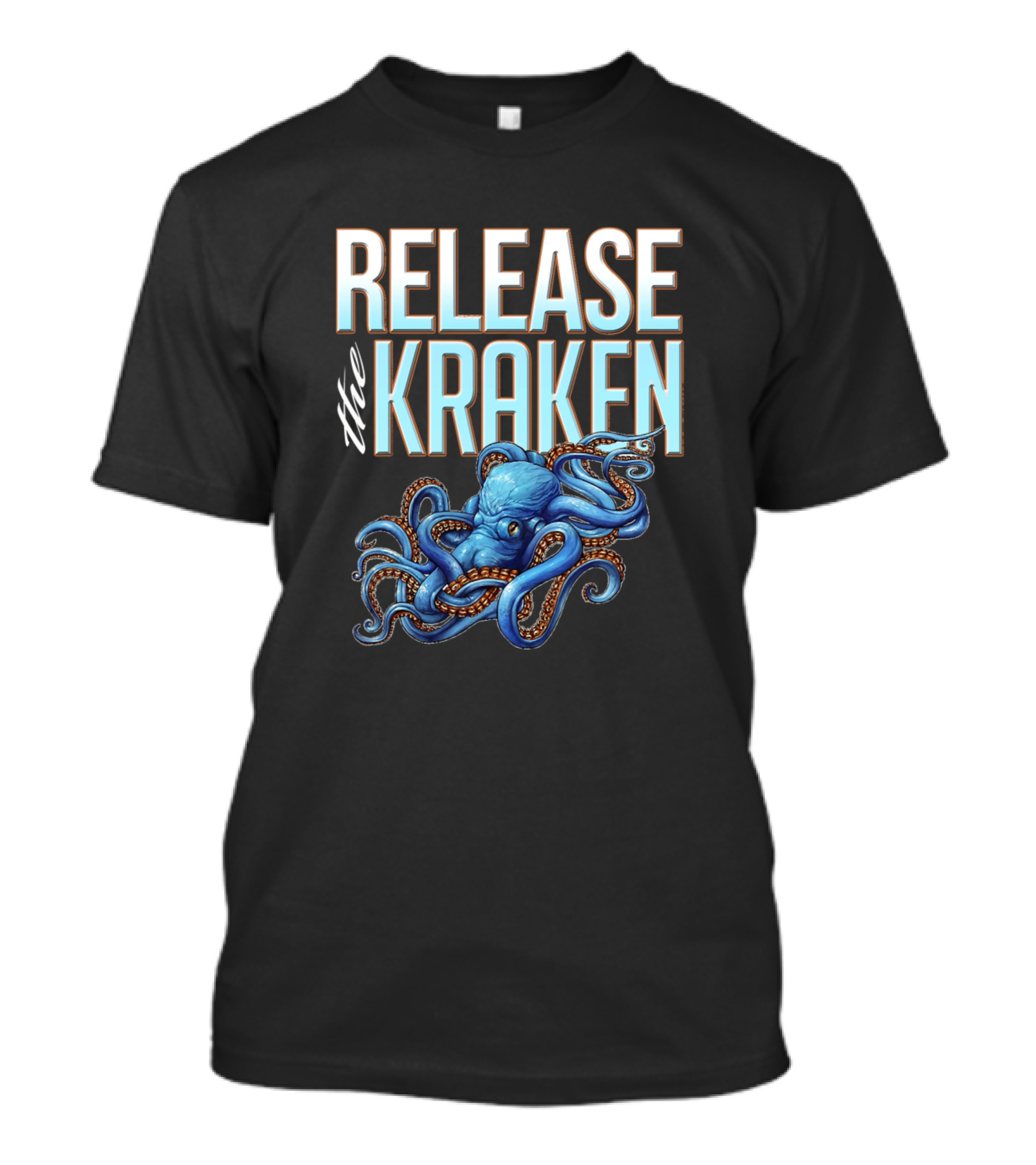 RELEASE THE KRAKEN Octopus Monster T-Shirt