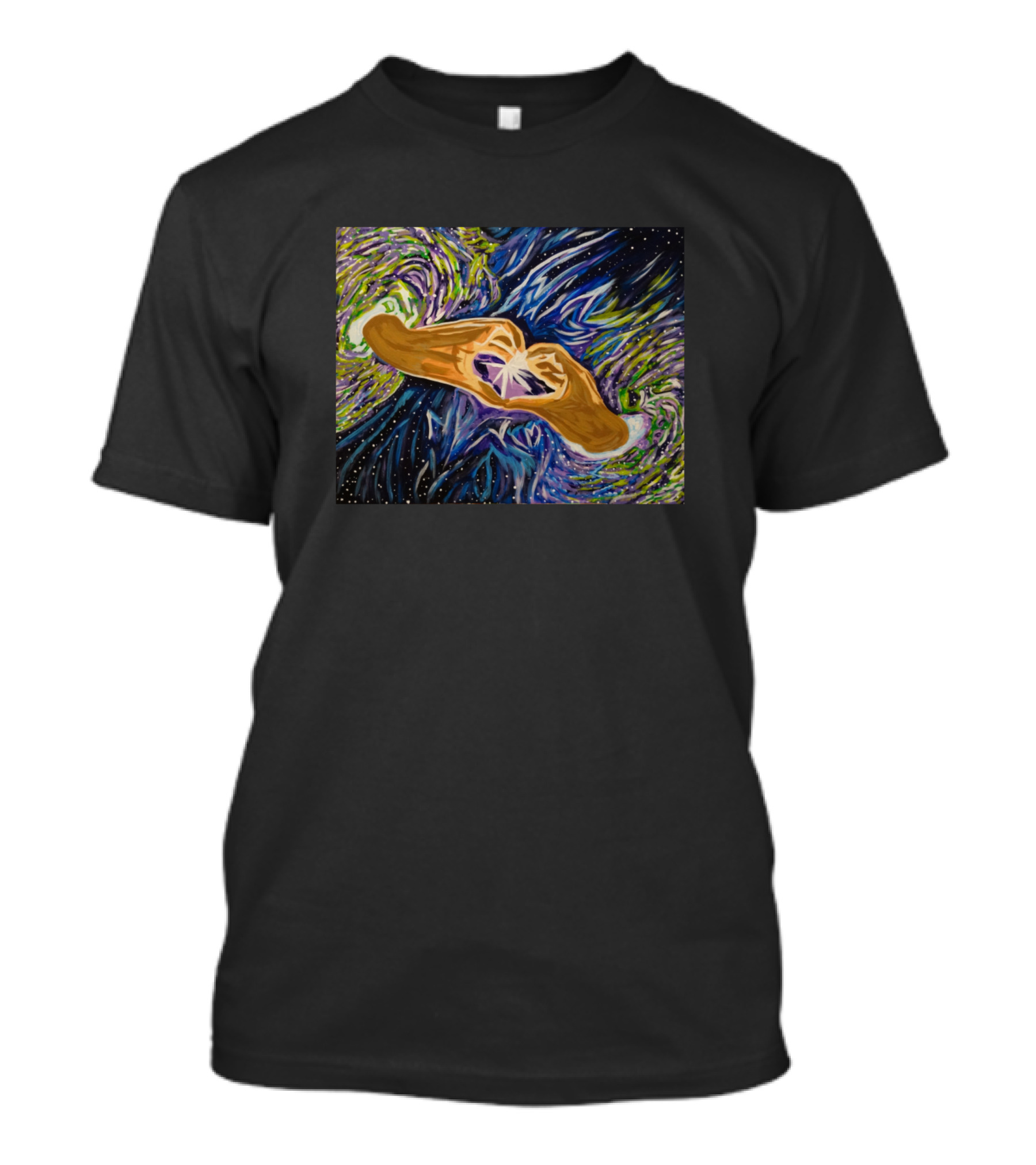 Across The Universe By Scott Hulderson Galaxy Portal Vortex Abstract Cosmic T-Shirt
