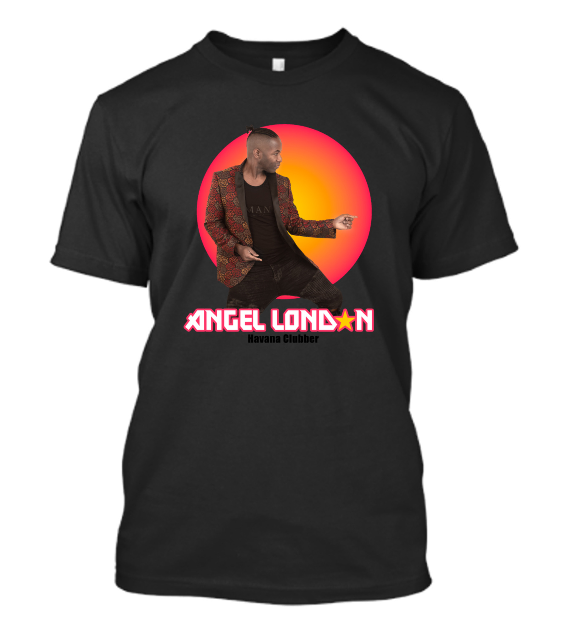 Angel London Havana Clubber Kasalsa Music T-Shirt