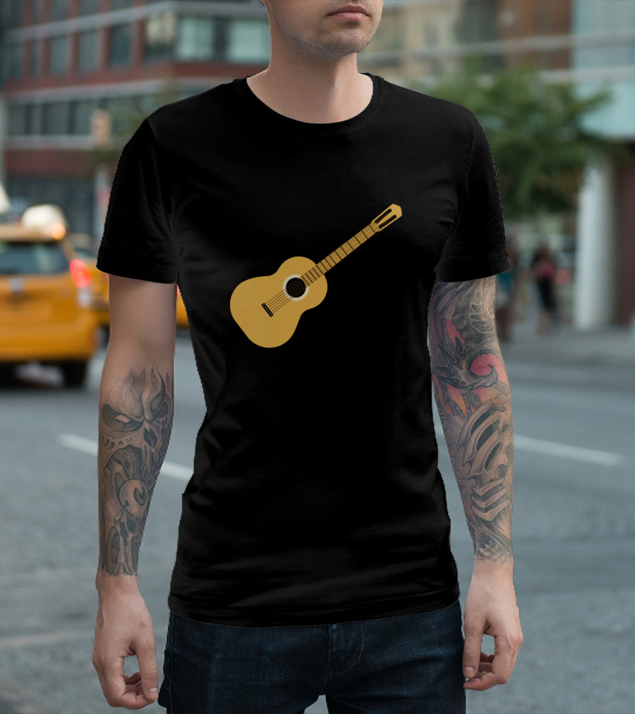 Guitar Acoustic Music Instrument T-Shirt