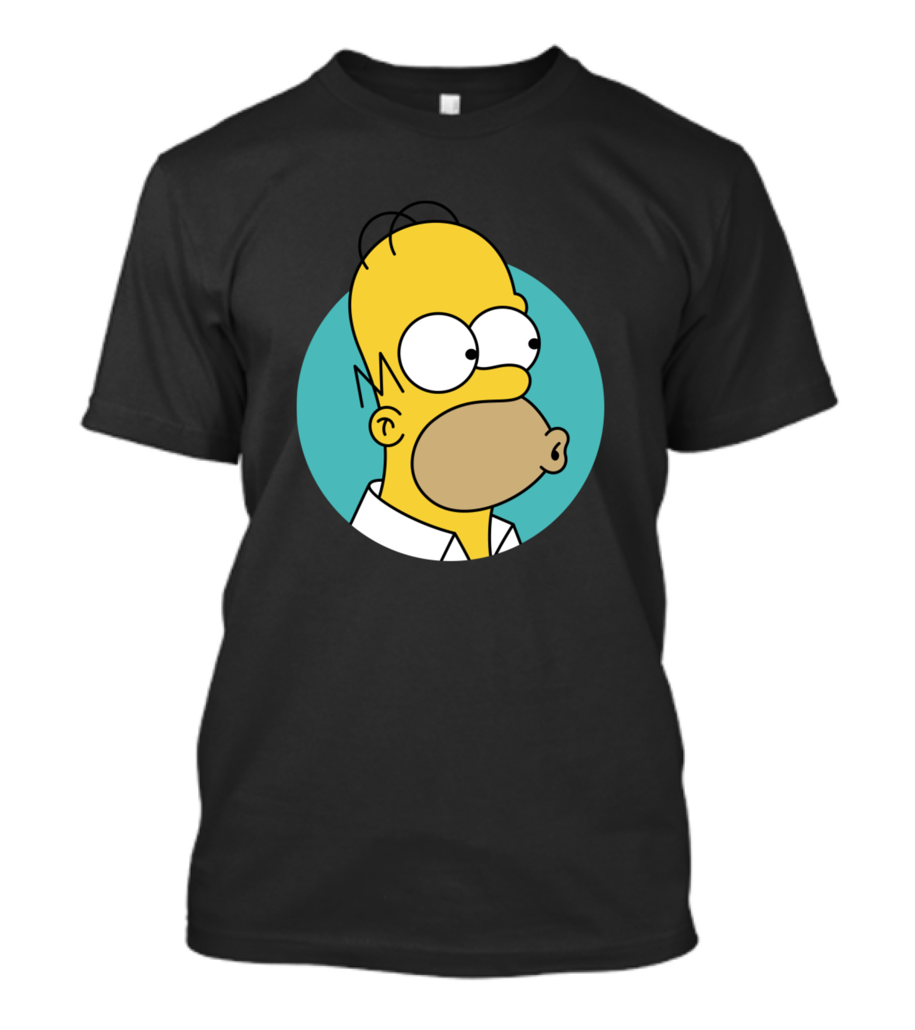 Homer Simpson Face Iconic Look The Simpsons T-Shirt