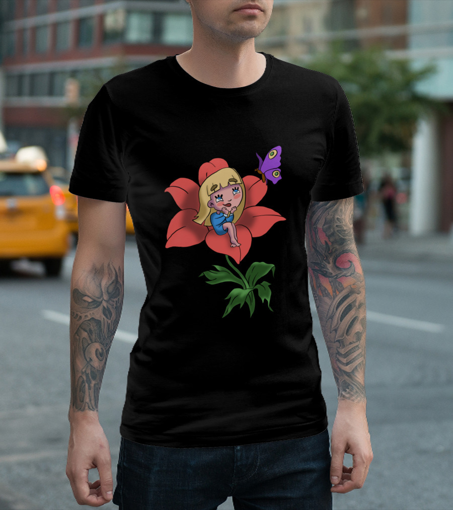 Little Thumbelina Blossom and Butterfly Magic T-Shirt