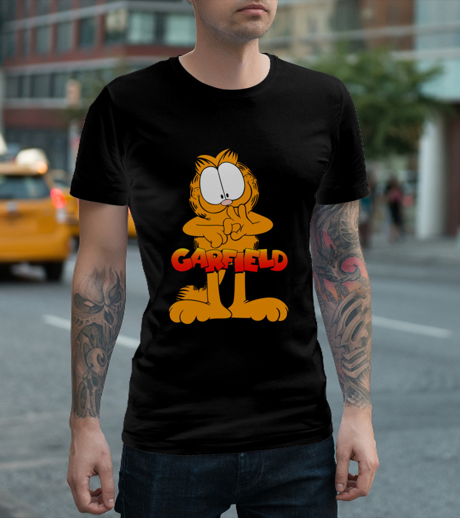 Garfield Hand Gesture Iconic Pose T-Shirt