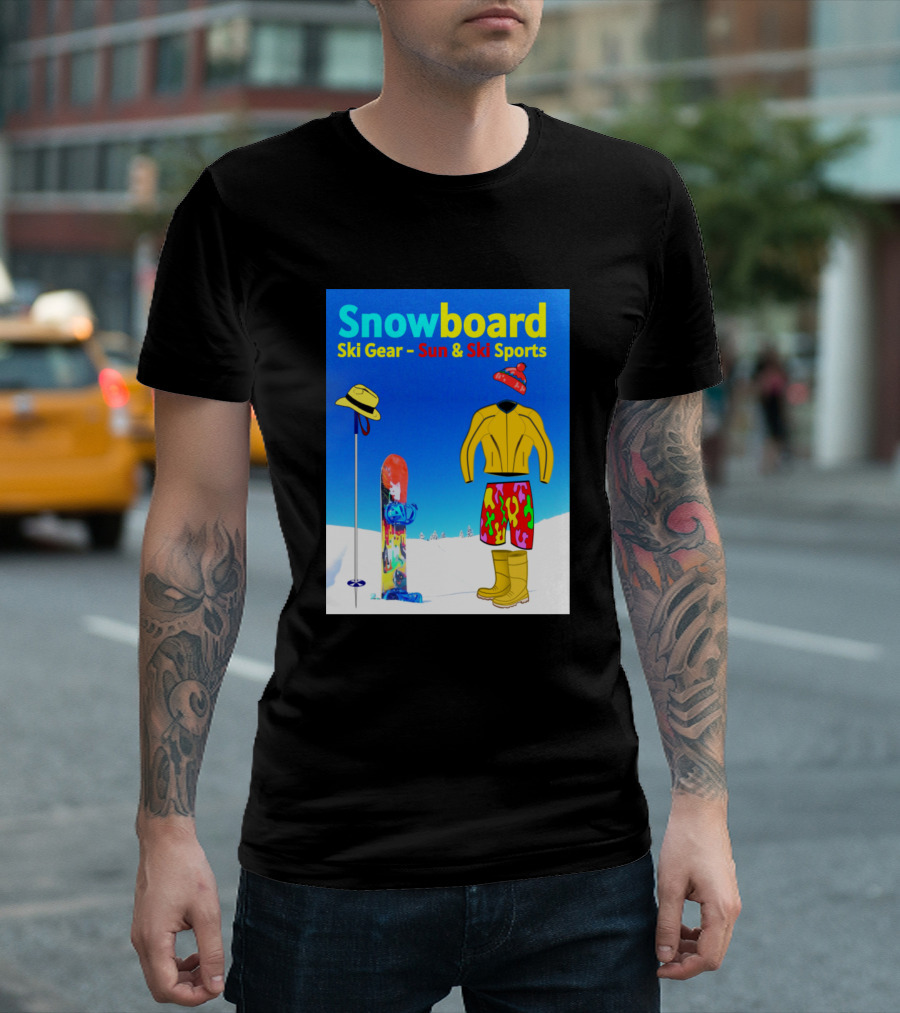 Snowboard Ski Gear Sun and Ski Sports T-Shirt