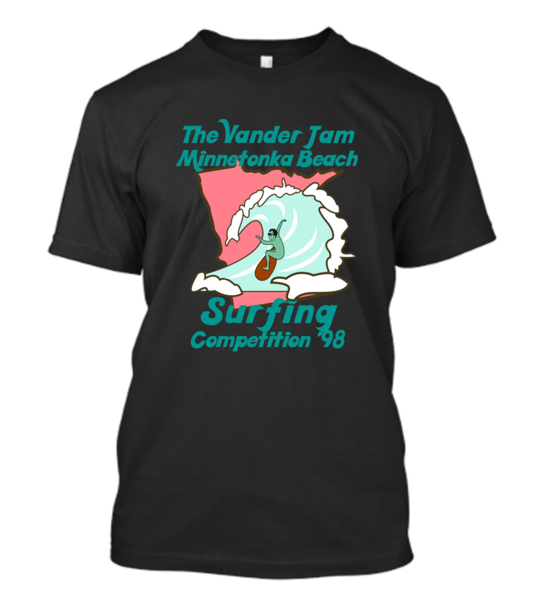 The Vander Jam Minnetonka Beach Surfing Competition '98 T-Shirt