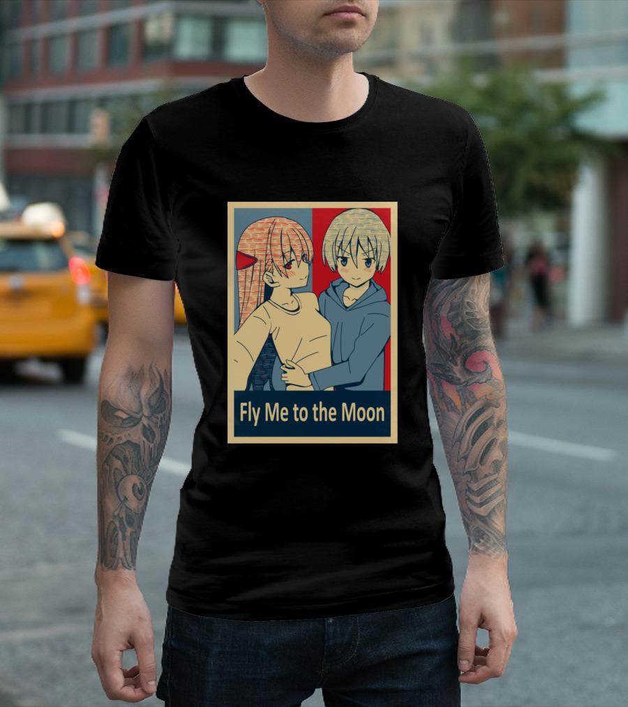 Tonikaku Kawaii Fly Me To The Moon Anime Couple T-Shirt