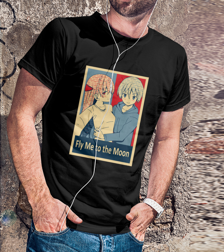 Tonikaku Kawaii Fly Me To The Moon Anime Couple T-Shirt