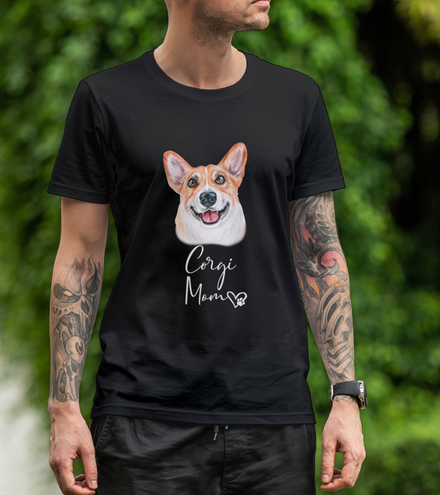 Corgi Mom Welsh Corgi Pembroke Dog Mother T-Shirt