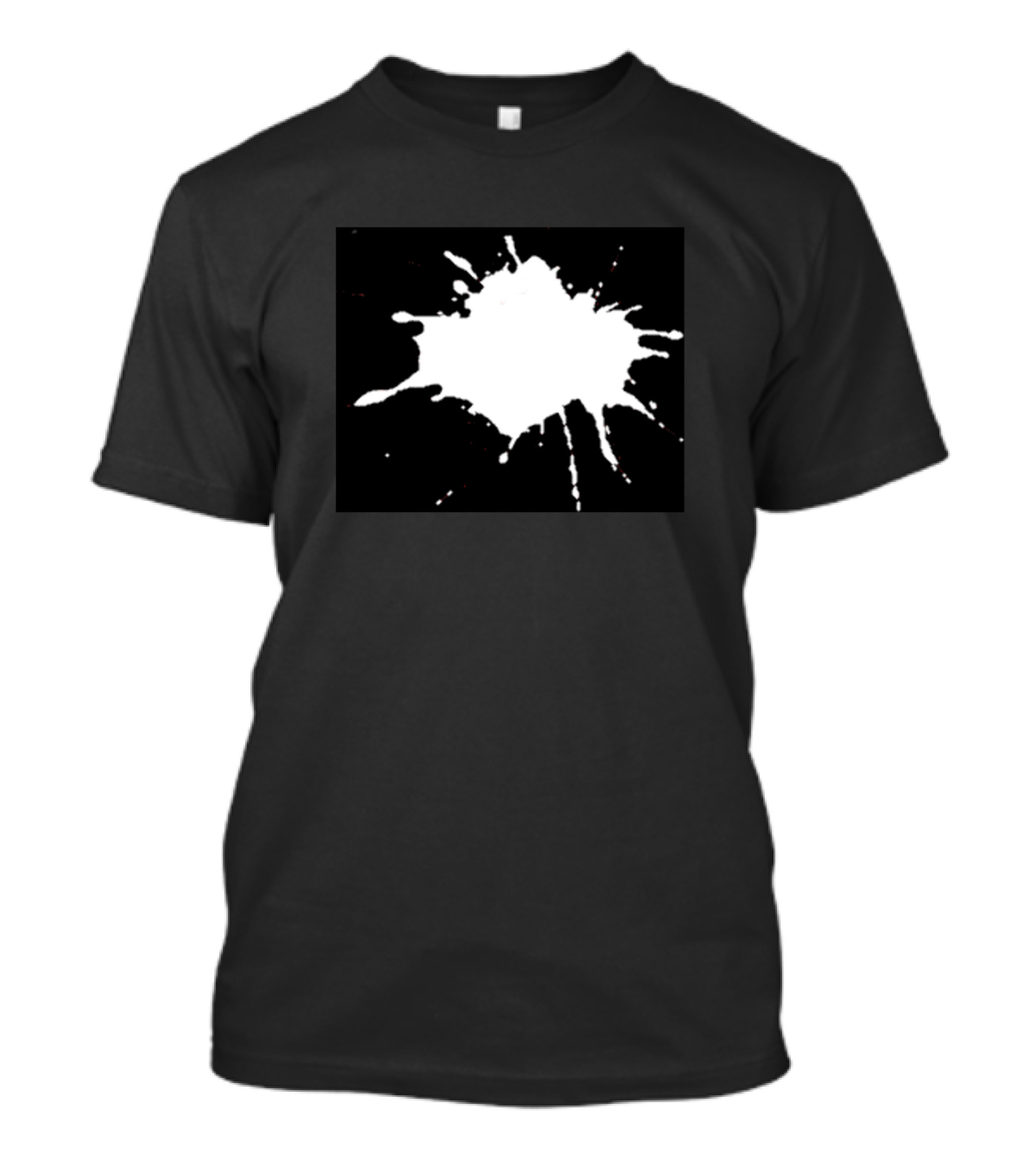 White Paint Splatter T-Shirt