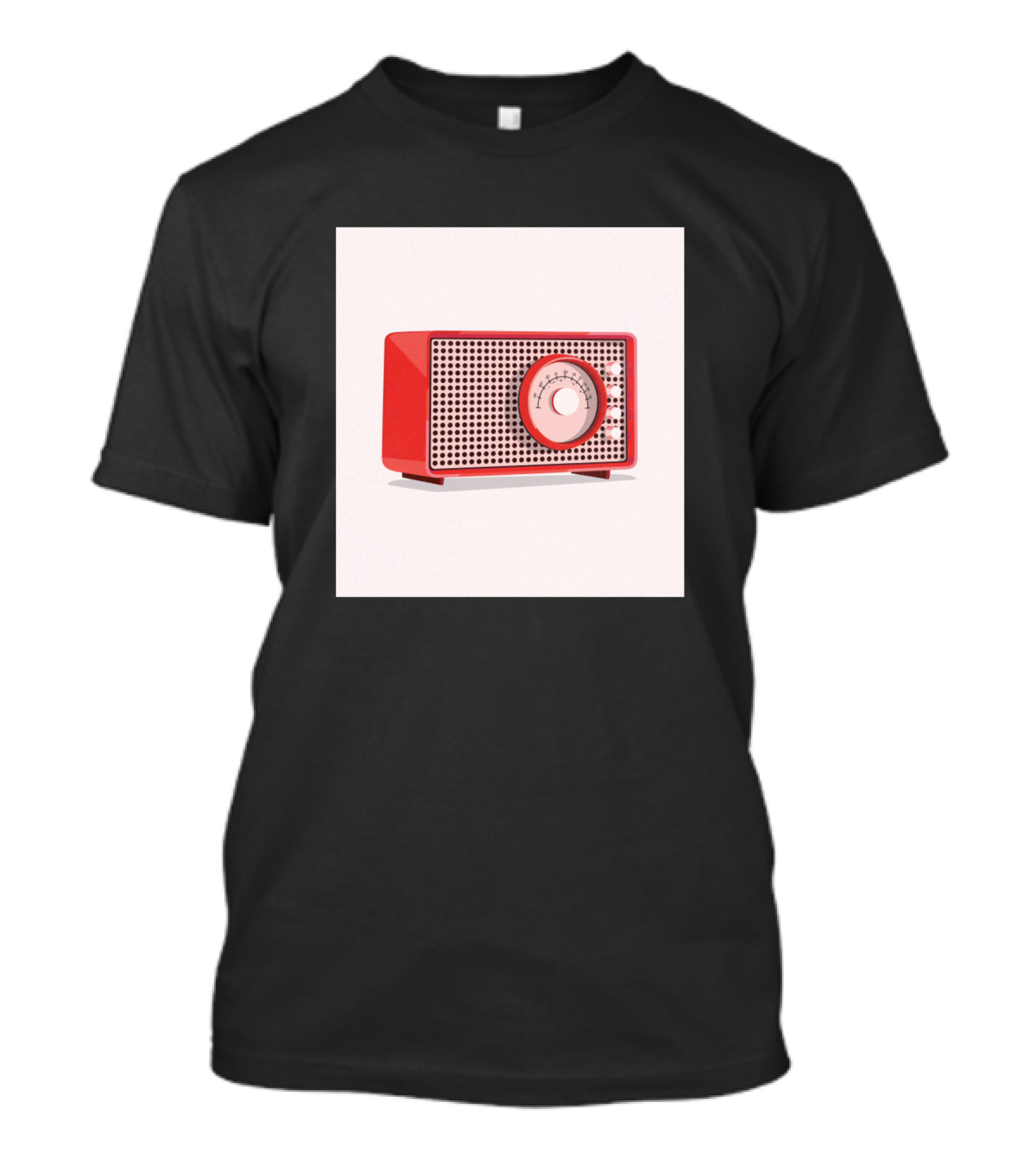So Much Music Too Little Time Retro Radio Throwbeatz T-Shirt
