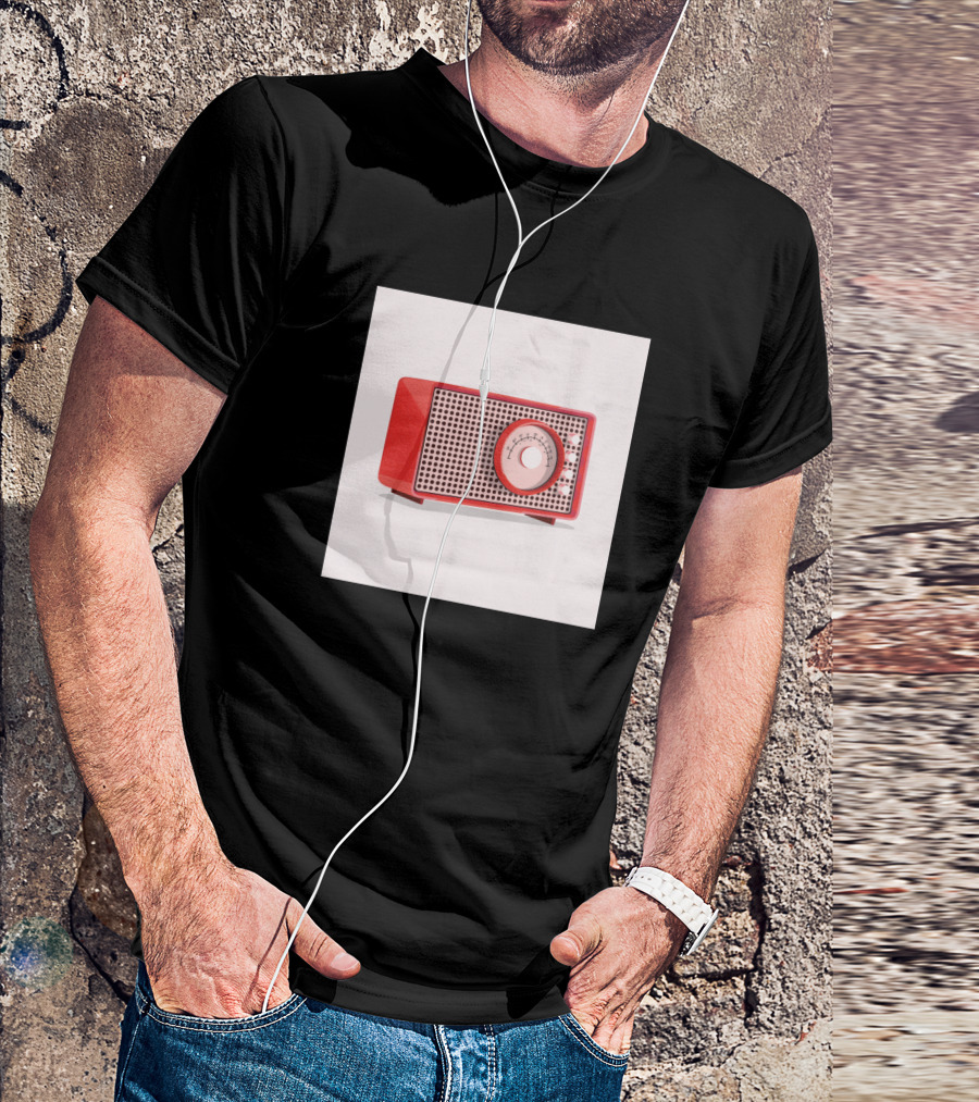 So Much Music Too Little Time Retro Radio Throwbeatz T-Shirt