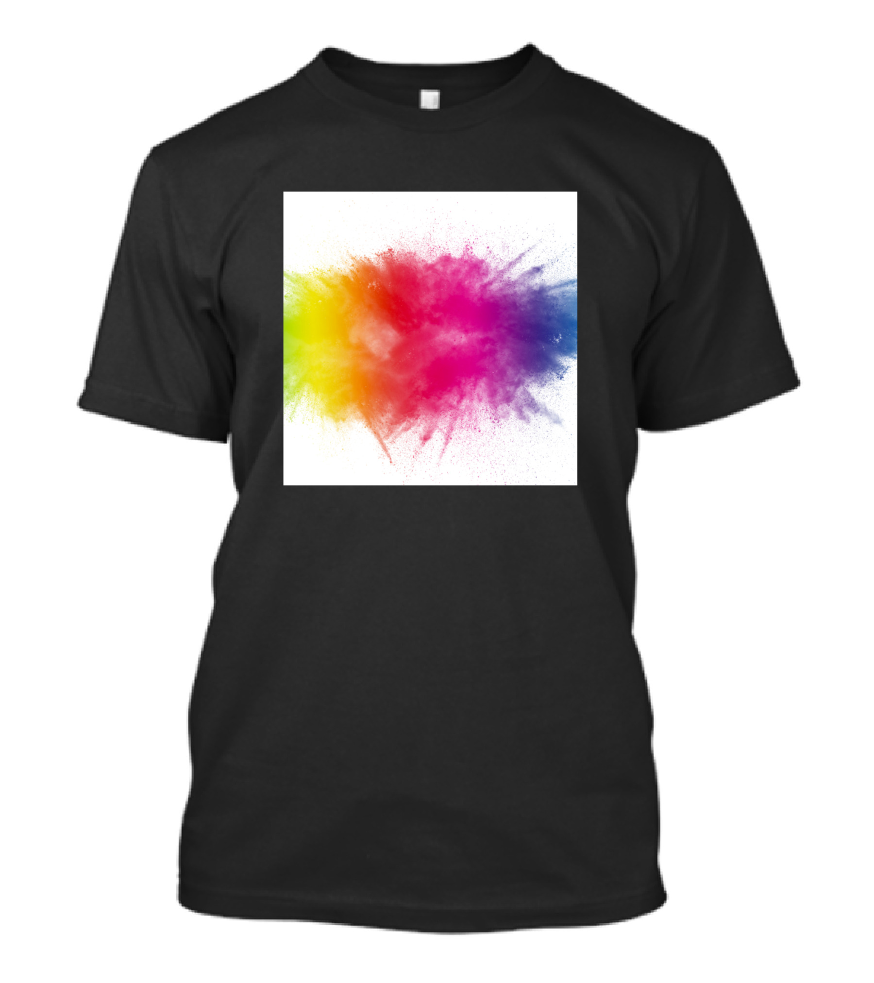 Tie Dye Vibrant Multicolor Splash Explosion T-Shirt