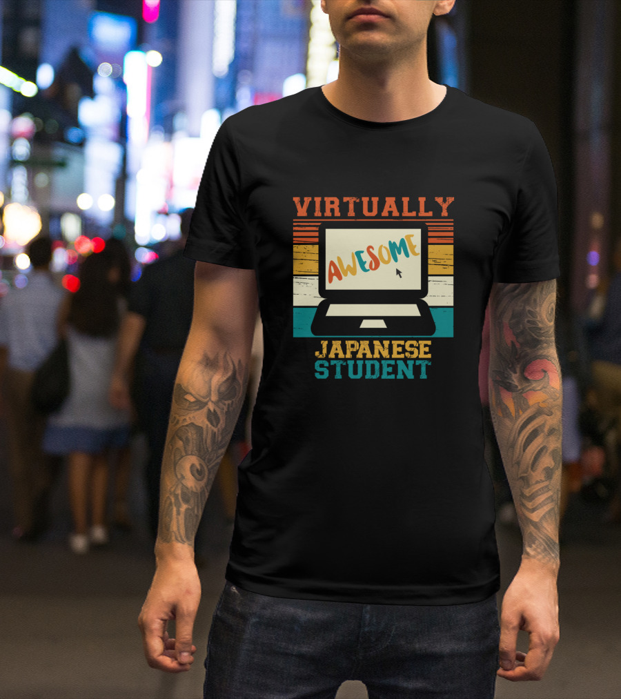 Virtually Awesome Japanese Student T-Shirt