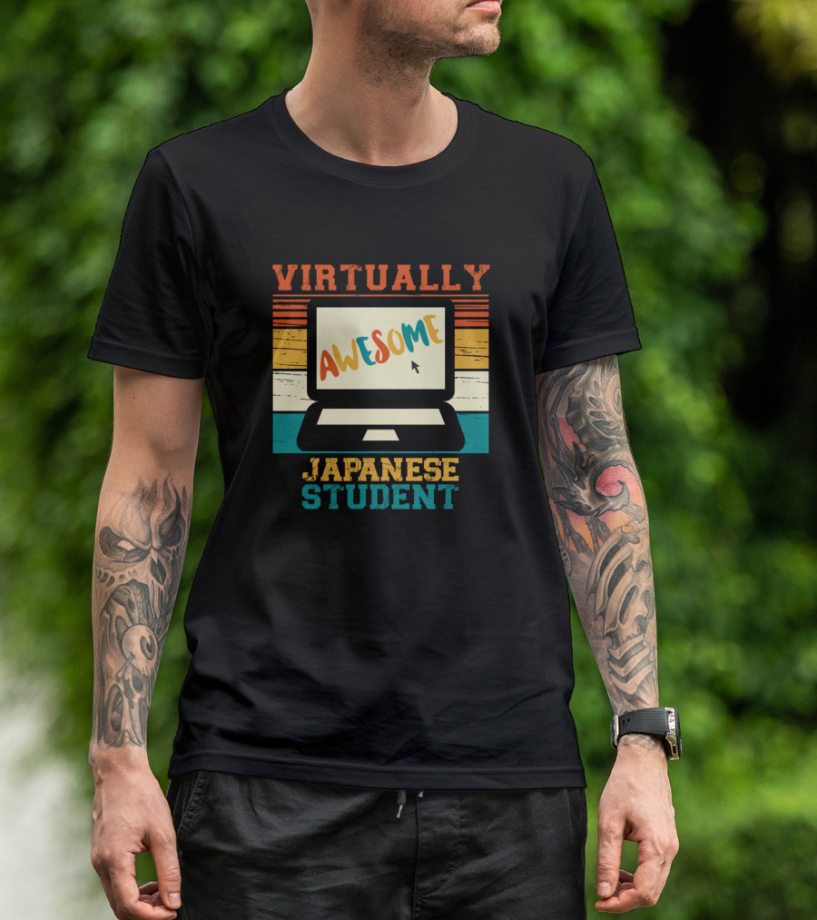 Virtually Awesome Japanese Student T-Shirt