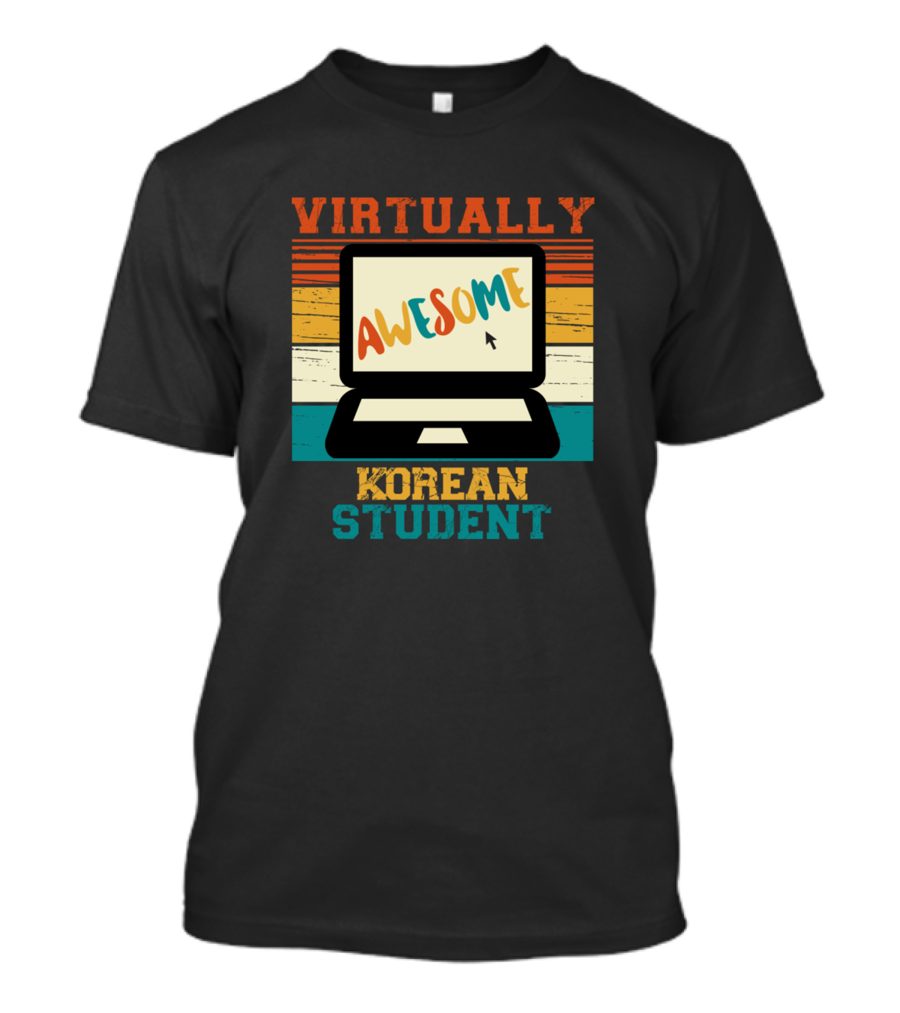 Virtually Awesome Korean Student T-Shirt