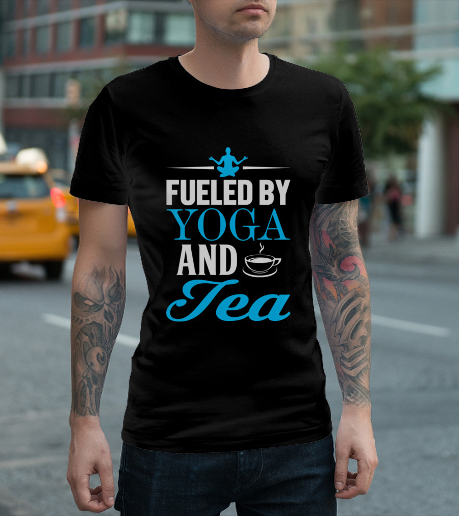 Fueled By Yoga And Tea Namaste Meditate T-Shirt