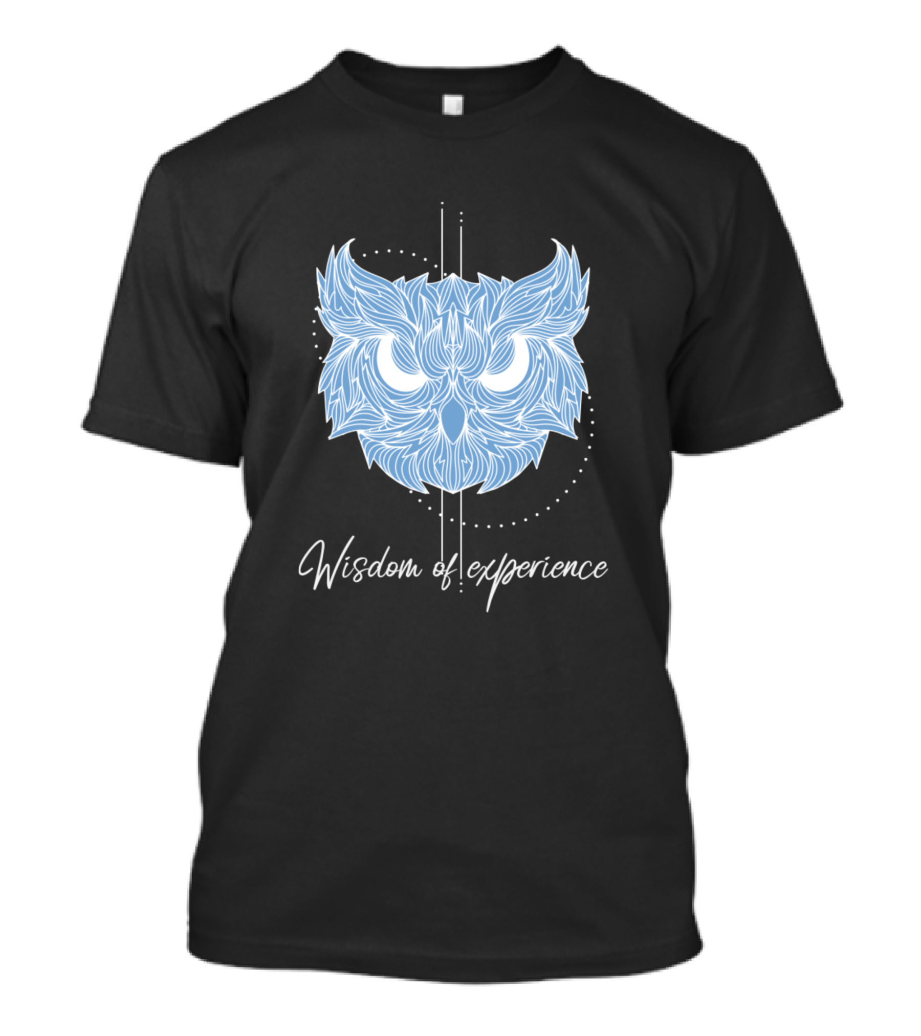 Wisdom Of Experience Zentangle Owl Lovers T-Shirt