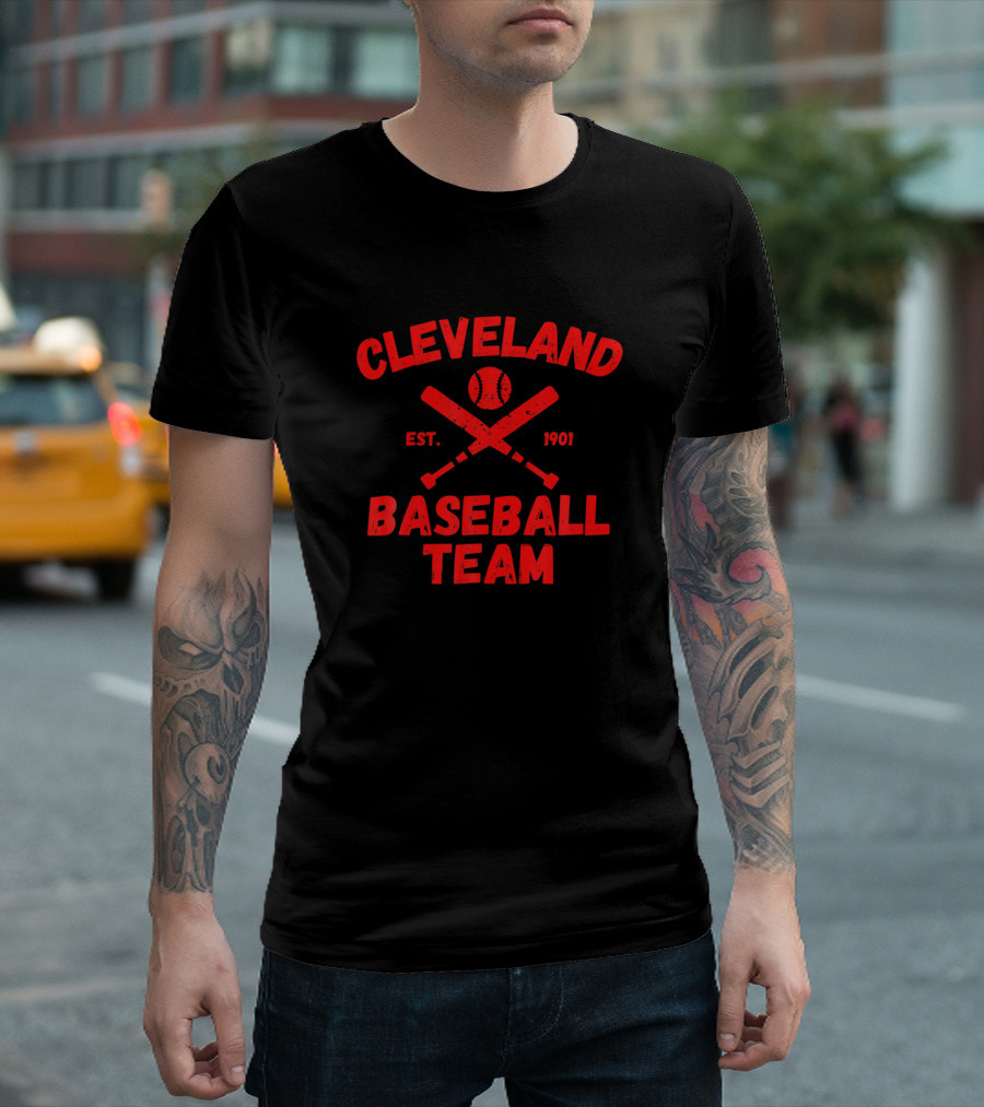 Cleveland Baseball Team Est. 1901 Ohio Sports Fan T-Shirt