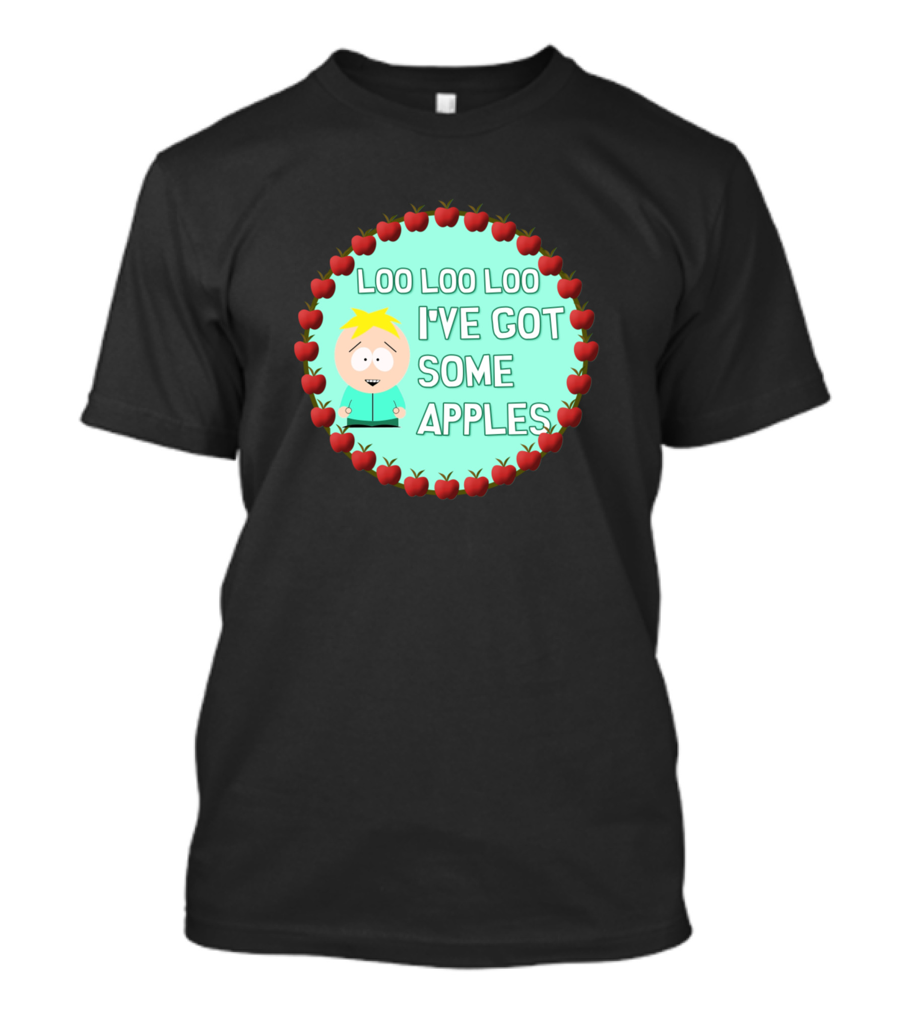 Loo Loo Loo I've Got Some Apples Apples Circle T-Shirt