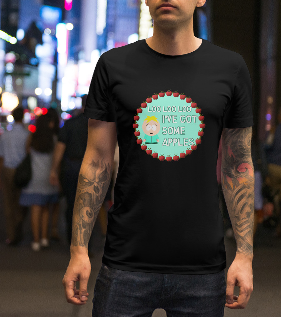 Loo Loo Loo I've Got Some Apples Apples Circle T-Shirt