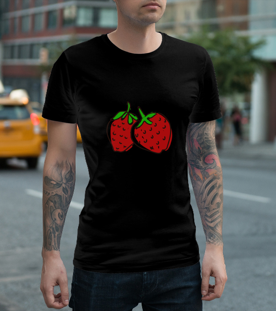 Summer Pickin' Strawberries Fruit Harvest T-Shirt