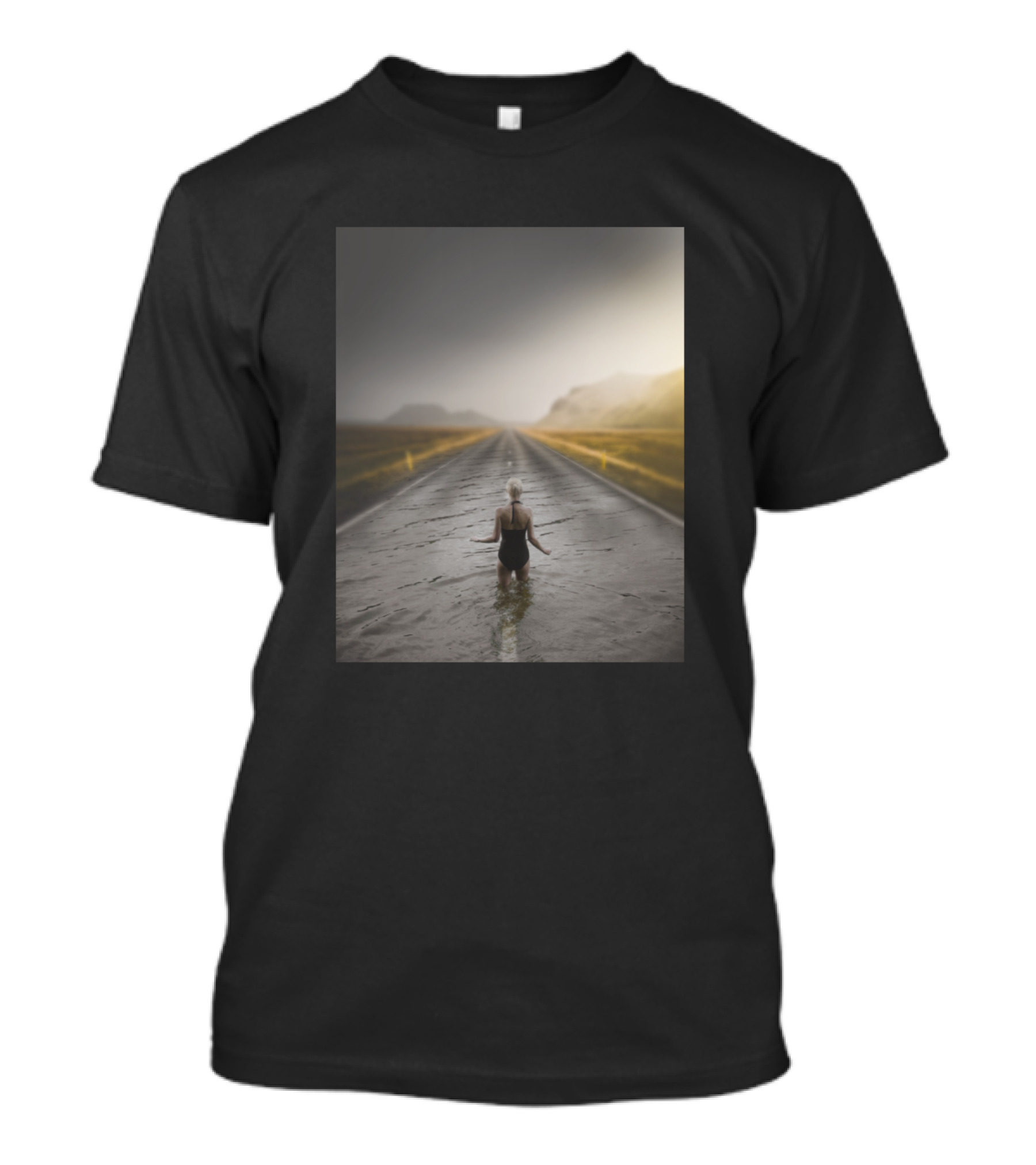 Swimming In Endless Road Illusion T-Shirt