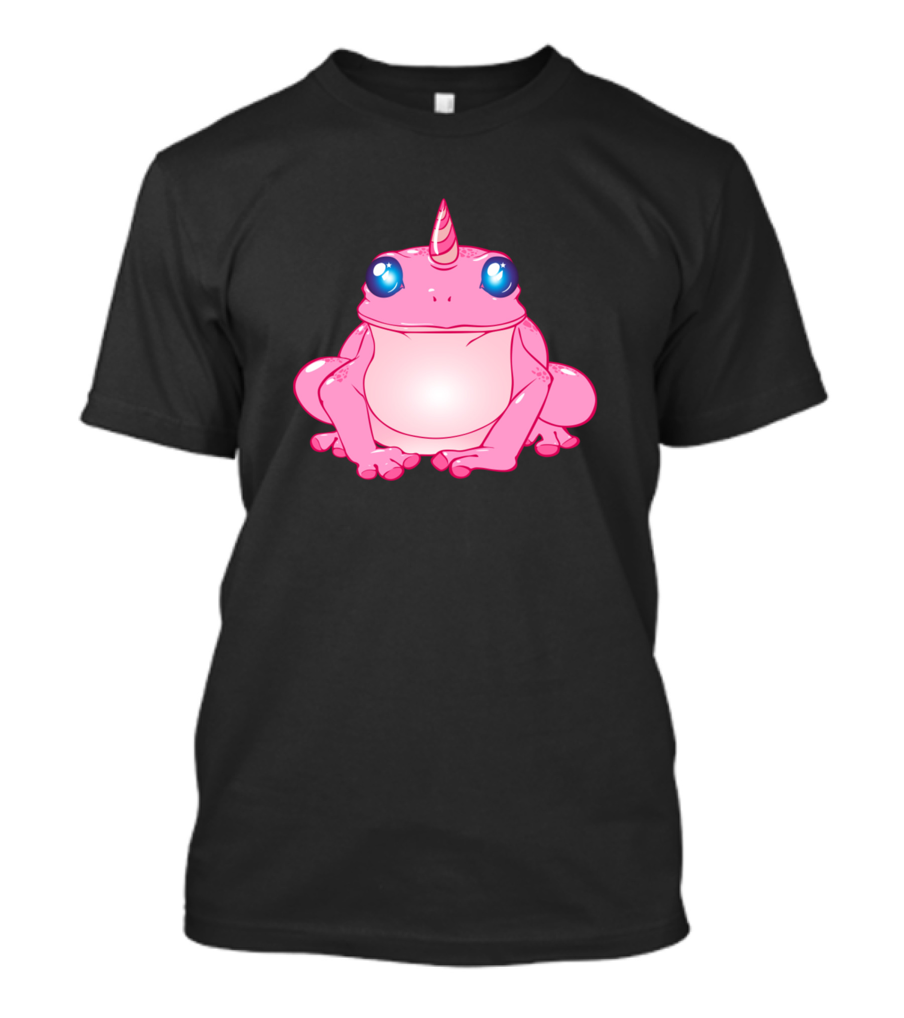 Cartoon Frog Pink Unicorn Magic Frog T-Shirt