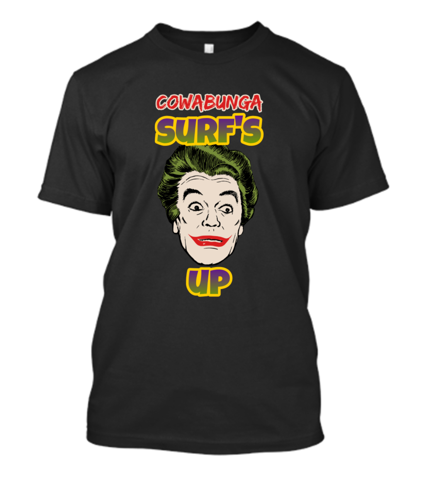 Cowabunga Surf's Up Joker Face T-Shirt