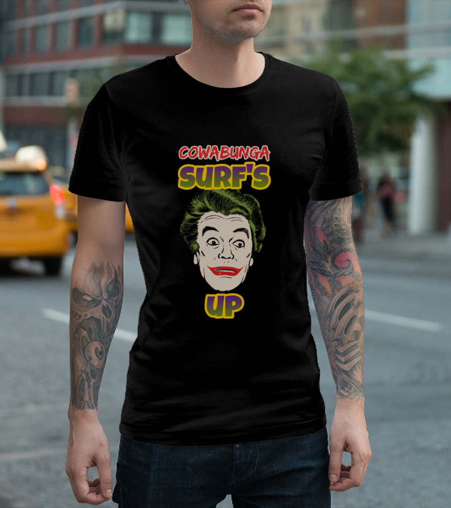 Cowabunga Surf's Up Joker Face T-Shirt