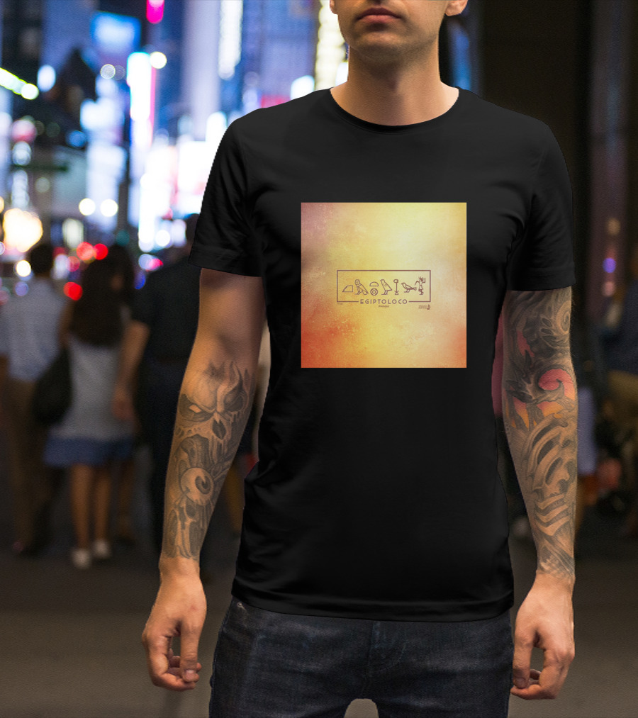Egiptoloco Para Amantes Del Antiguo Egipto Hieroglyphic T-Shirt