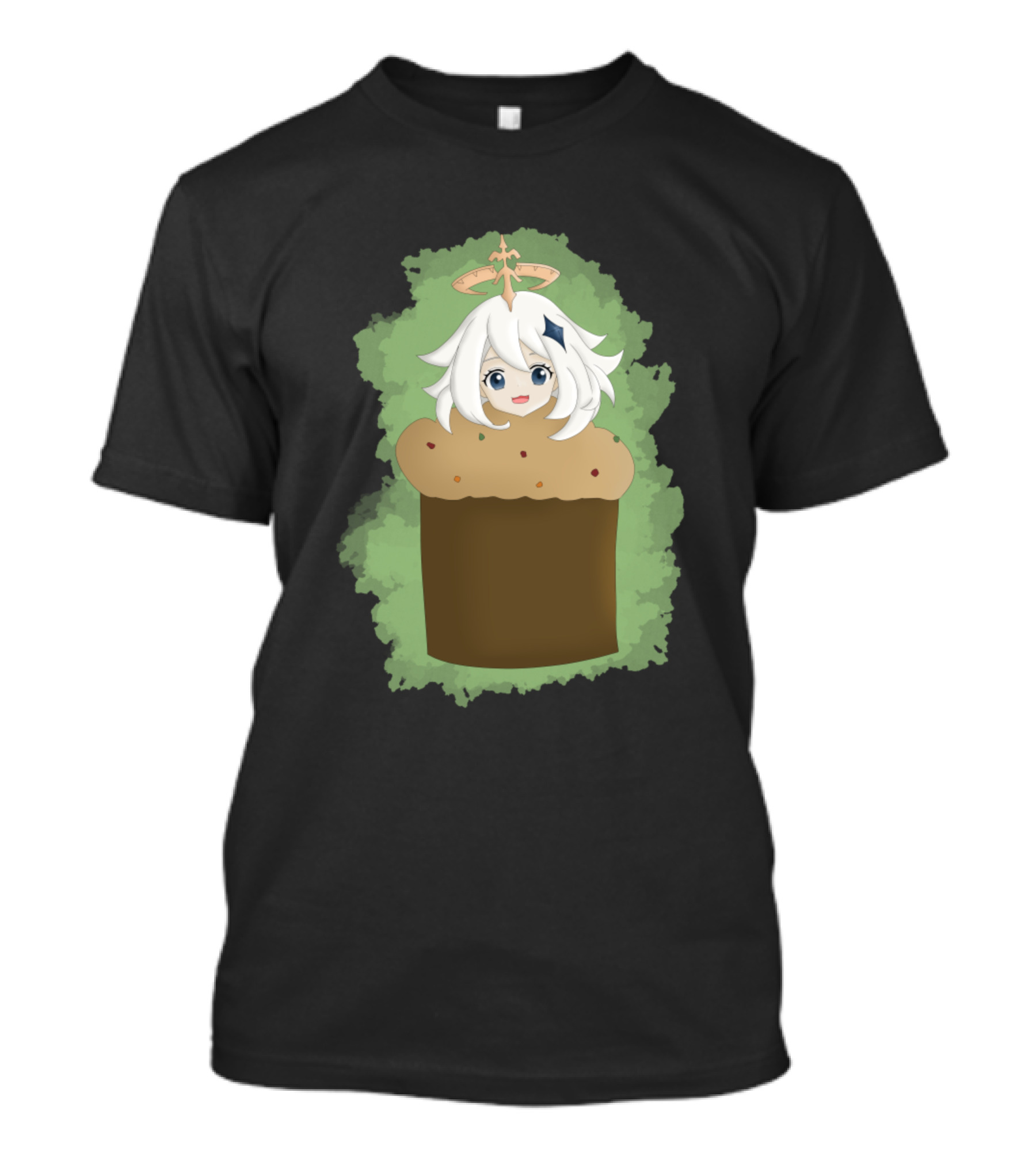 Emergencial Christmas Food Paimonttone Paimon Panettone Genshin Impact Crossover T-Shirt