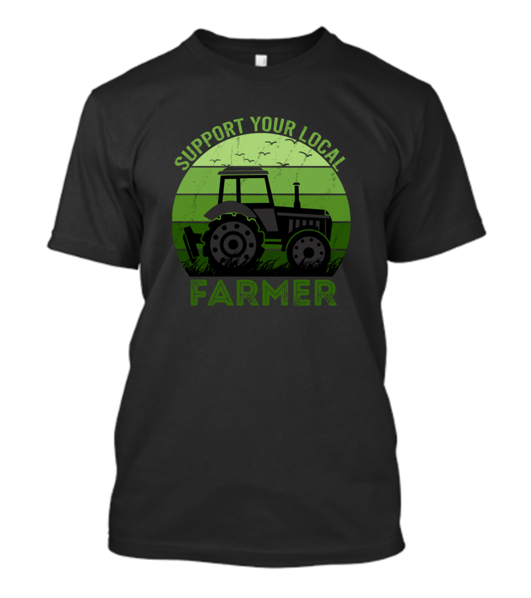 Support Your Local Farmer Tractor T-Shirt