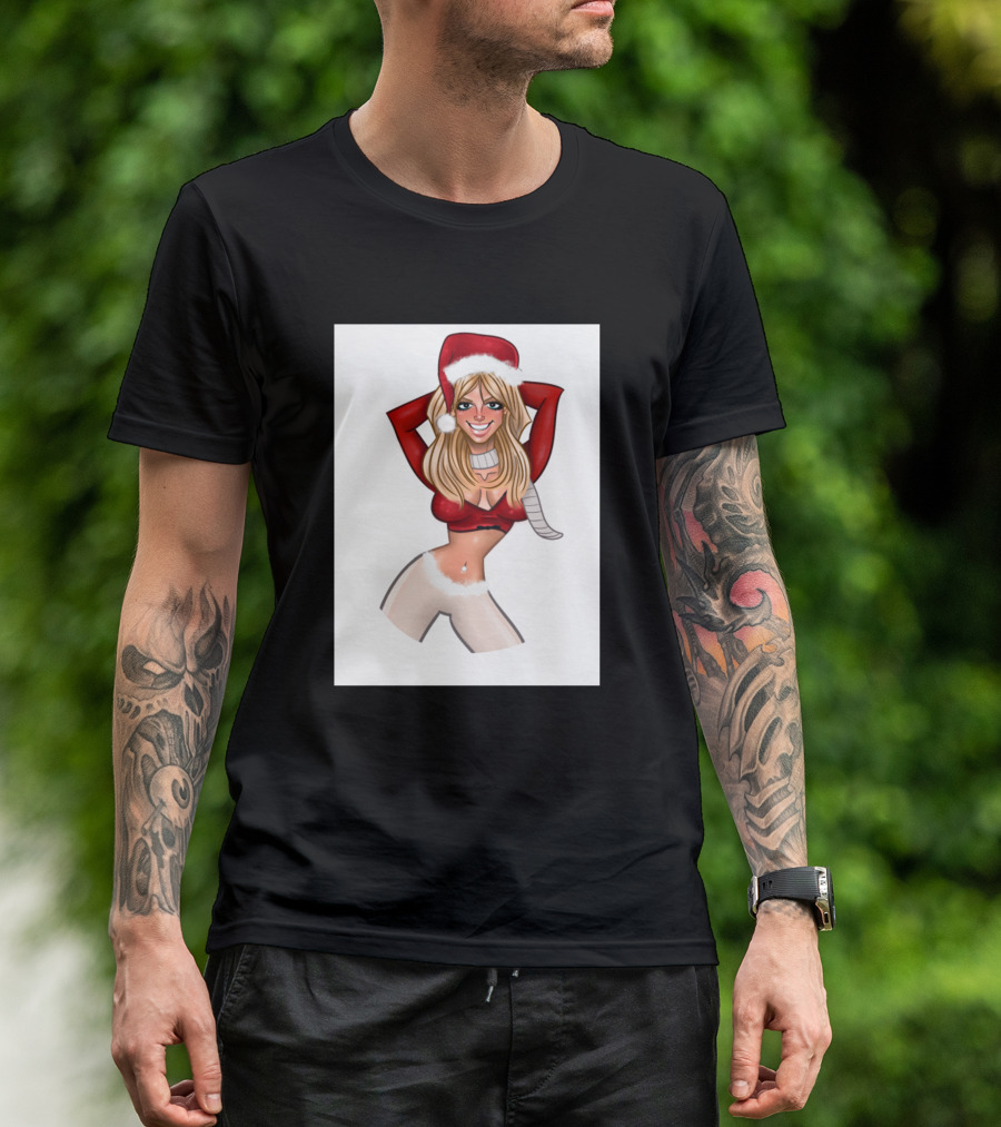 Merry Britsmas Festive Santa Hat T-Shirt