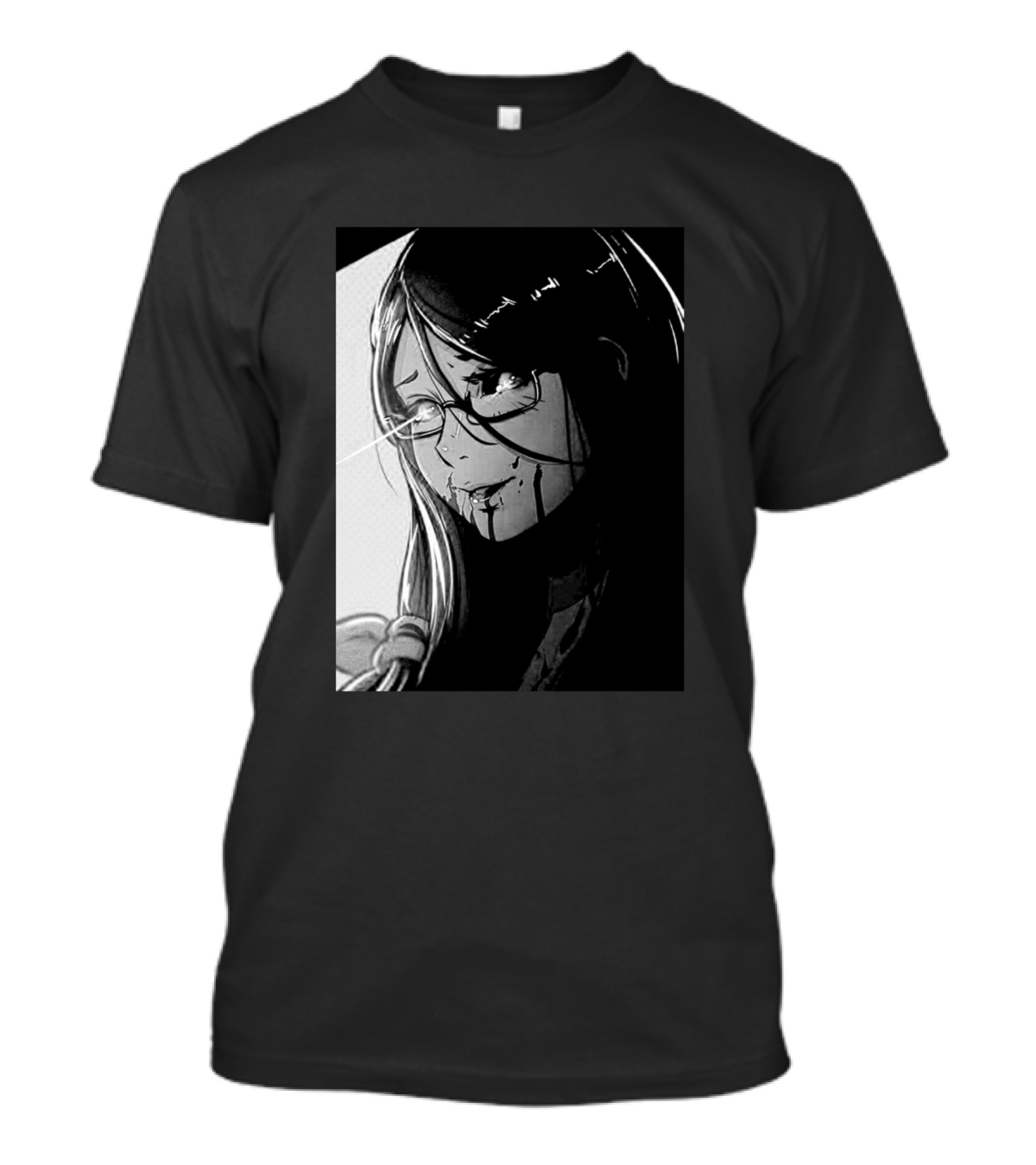 Rize Kamishiro Tokyo Ghoul Grayscale Character T-Shirt