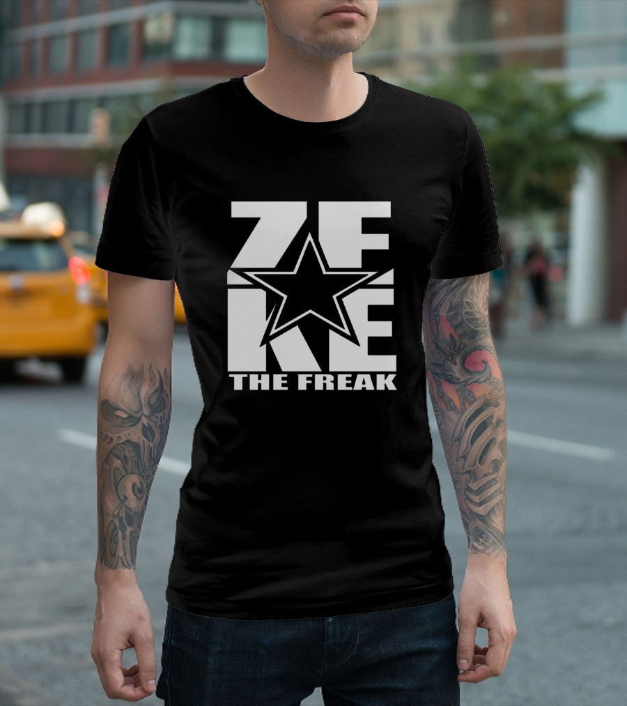 Ezekiel Elliott Star Zeke The Freak T-Shirt