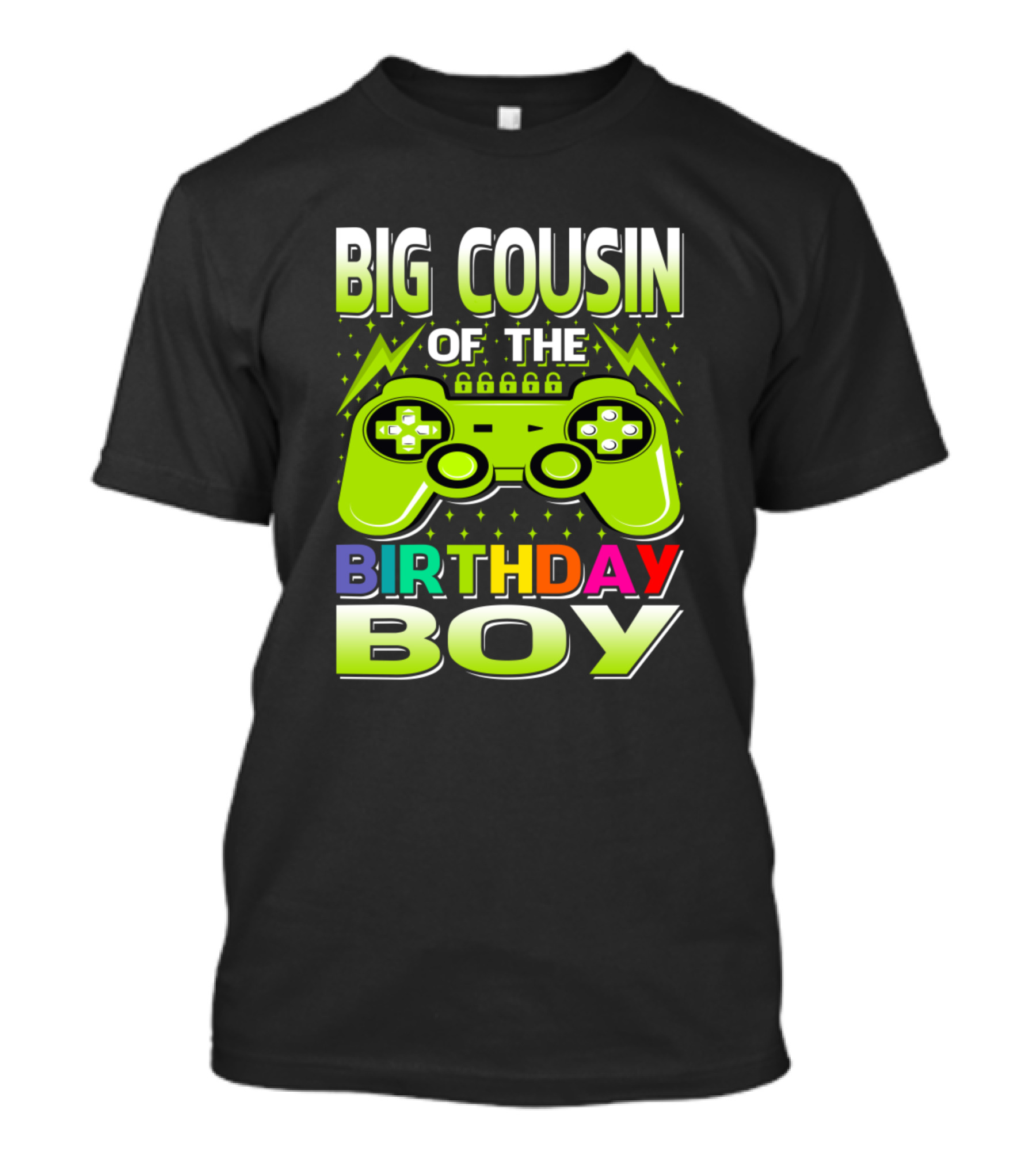 Big Cousin Of The Birthday Boy Gamer Controller T-Shirt
