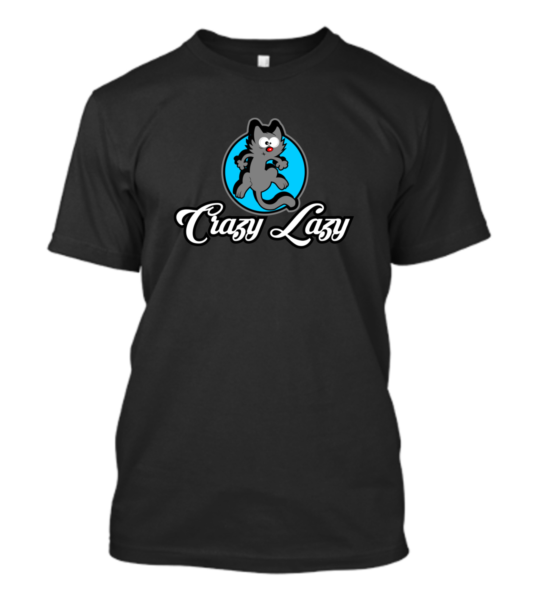 Crazy Lazy Cat Playful T-Shirt