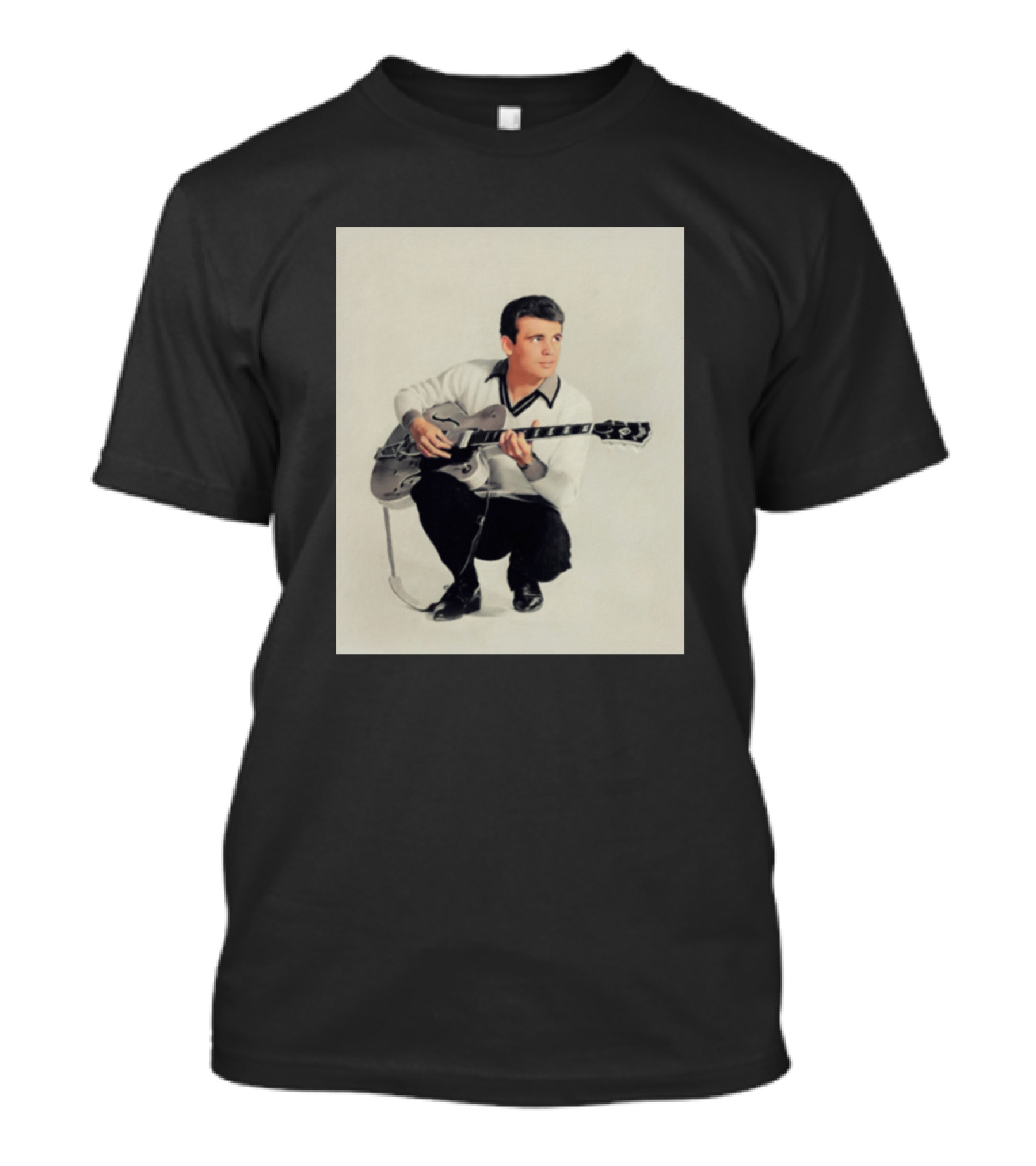 Duane Eddy Music Legend Iconic Guitar Pose T-Shirt