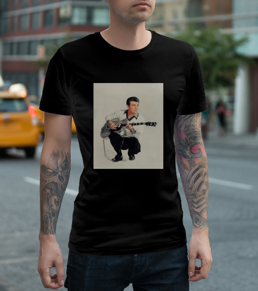 Duane Eddy Music Legend Iconic Guitar Pose T-Shirt