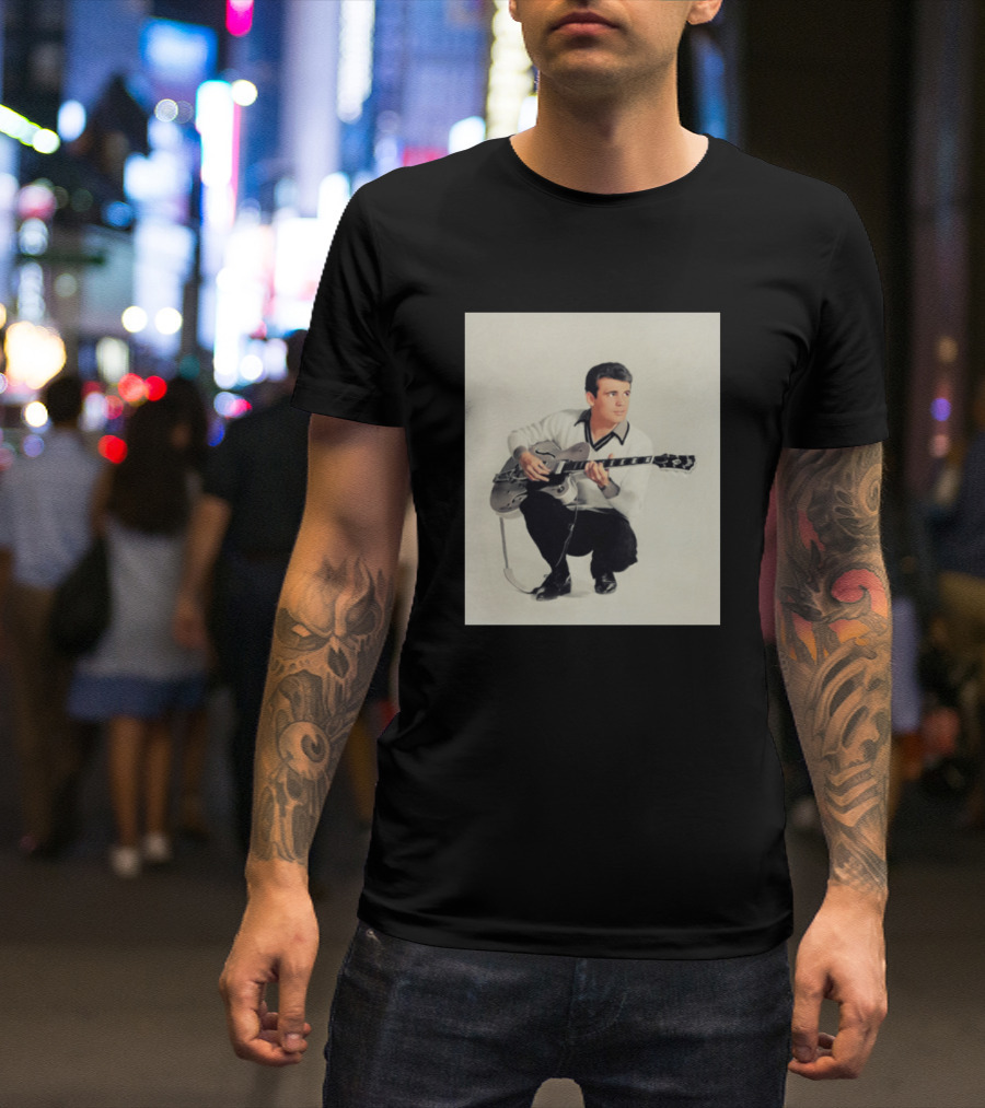 Duane Eddy Music Legend Iconic Guitar Pose T-Shirt