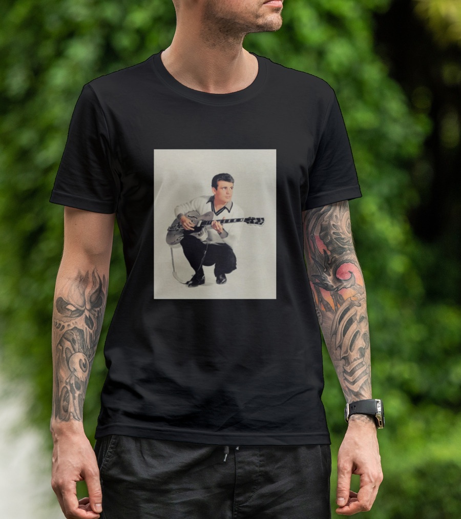 Duane Eddy Music Legend Iconic Guitar Pose T-Shirt