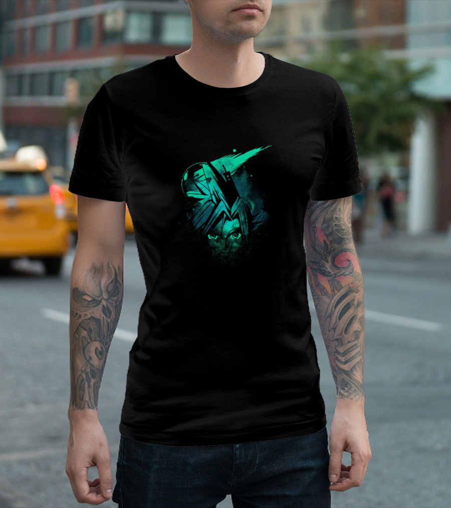 Final Fantasy VII Cloud Strife Iconic Buster Sword T-Shirt