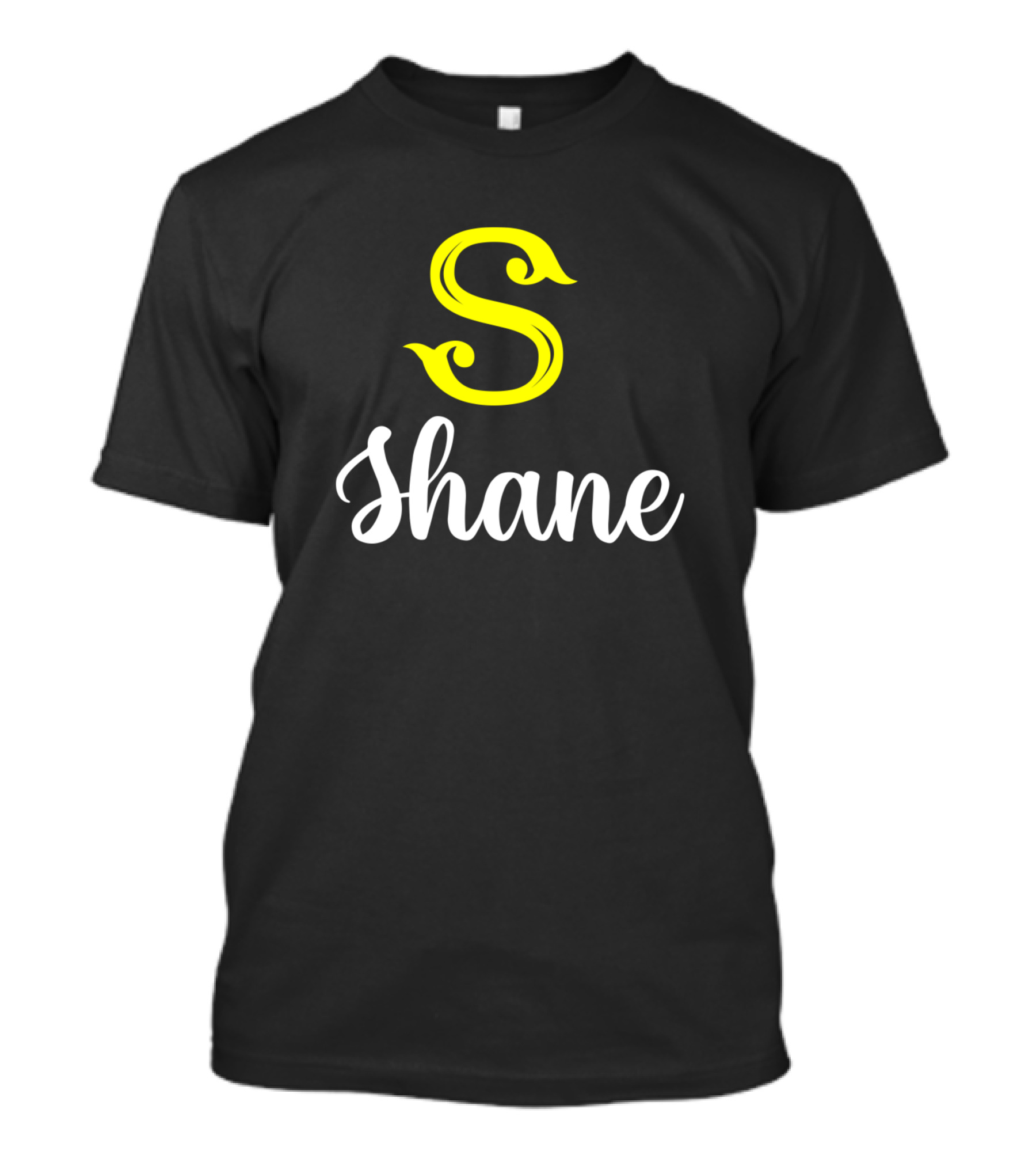 S Shane Surname Second Name Shane T-Shirt