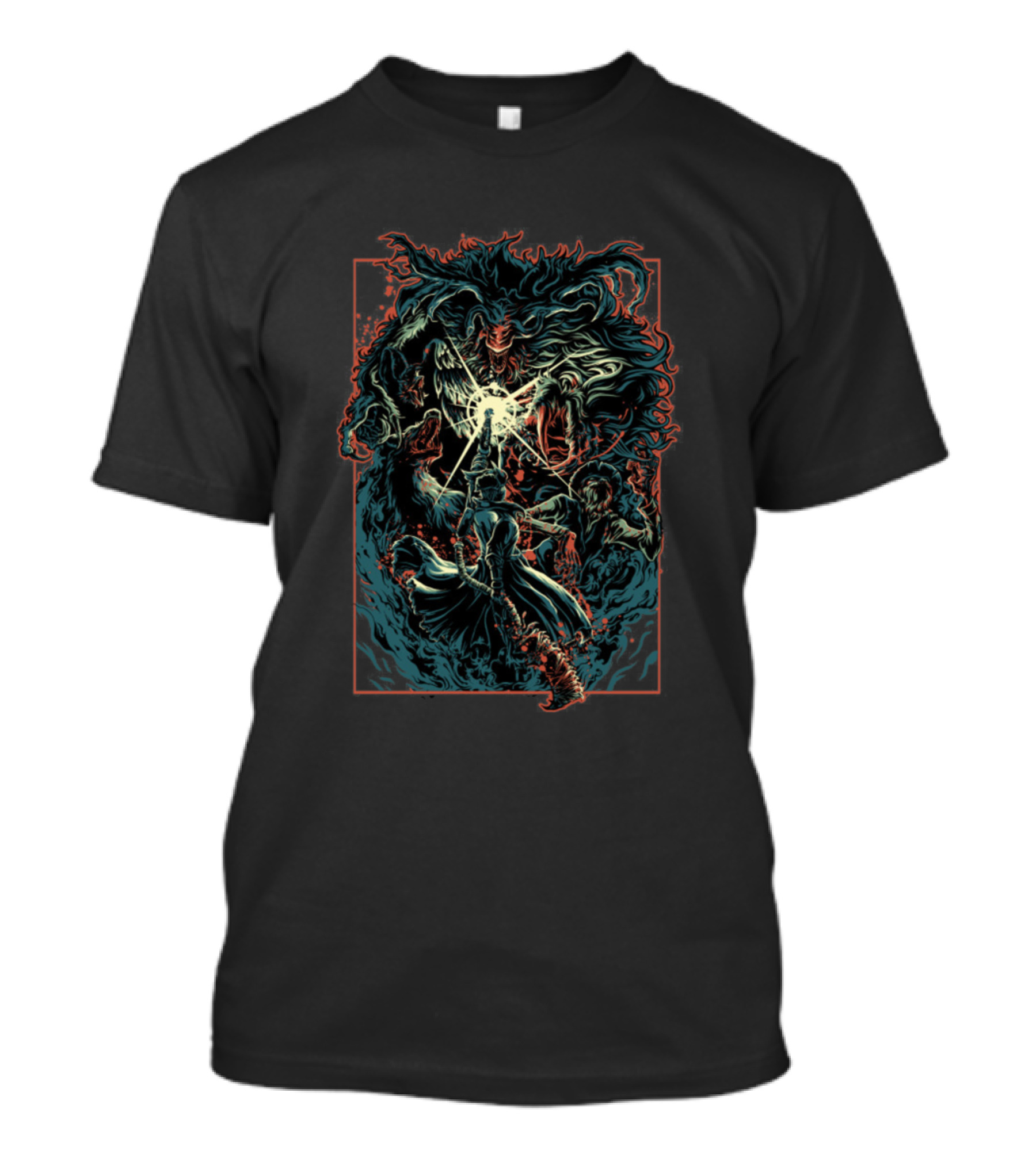 Bloody Beast Hunter Gothic Fantasy Showdown T-Shirt