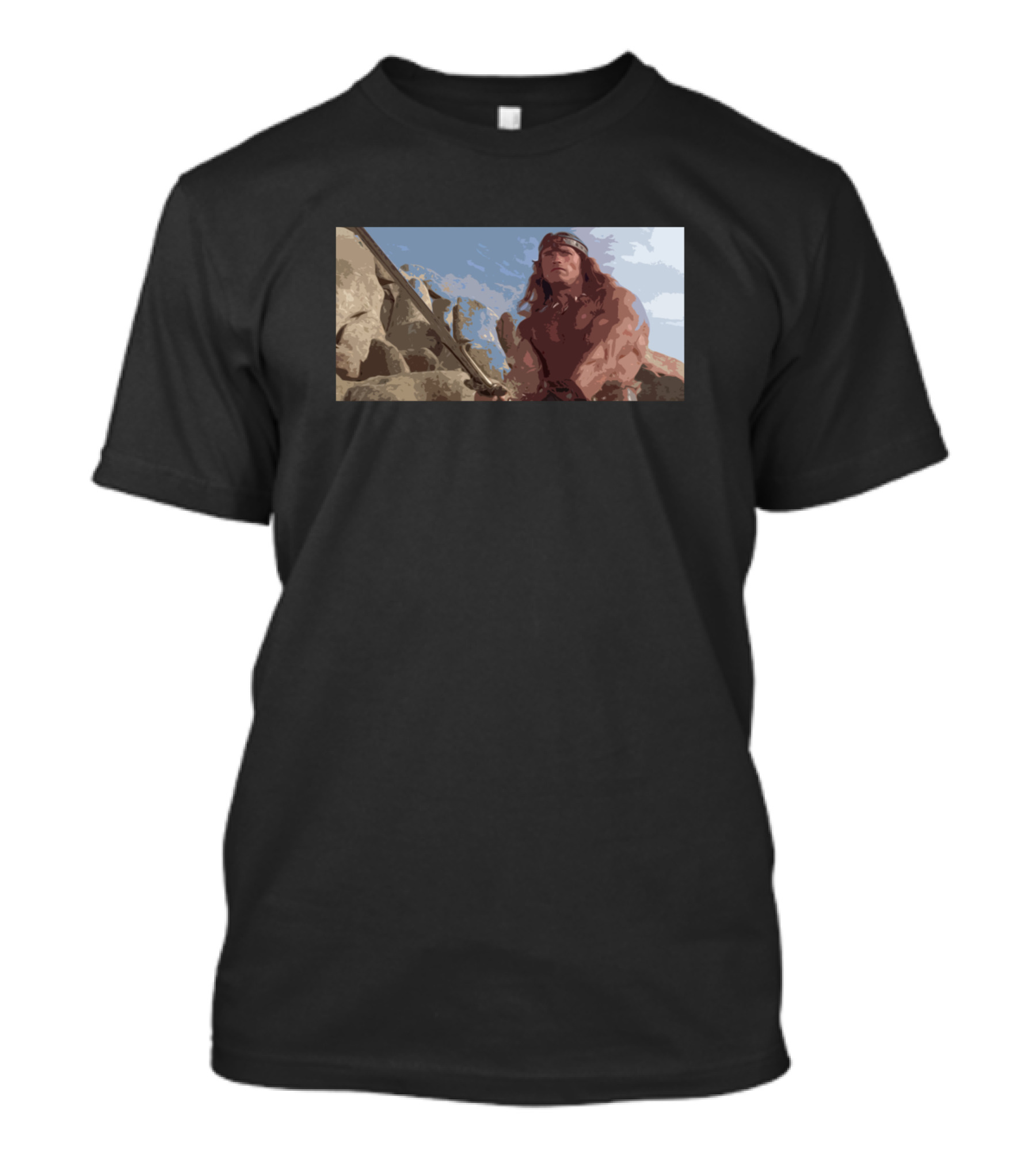Conan Barbarian Warrior Sword Adventure Vintage T-Shirt